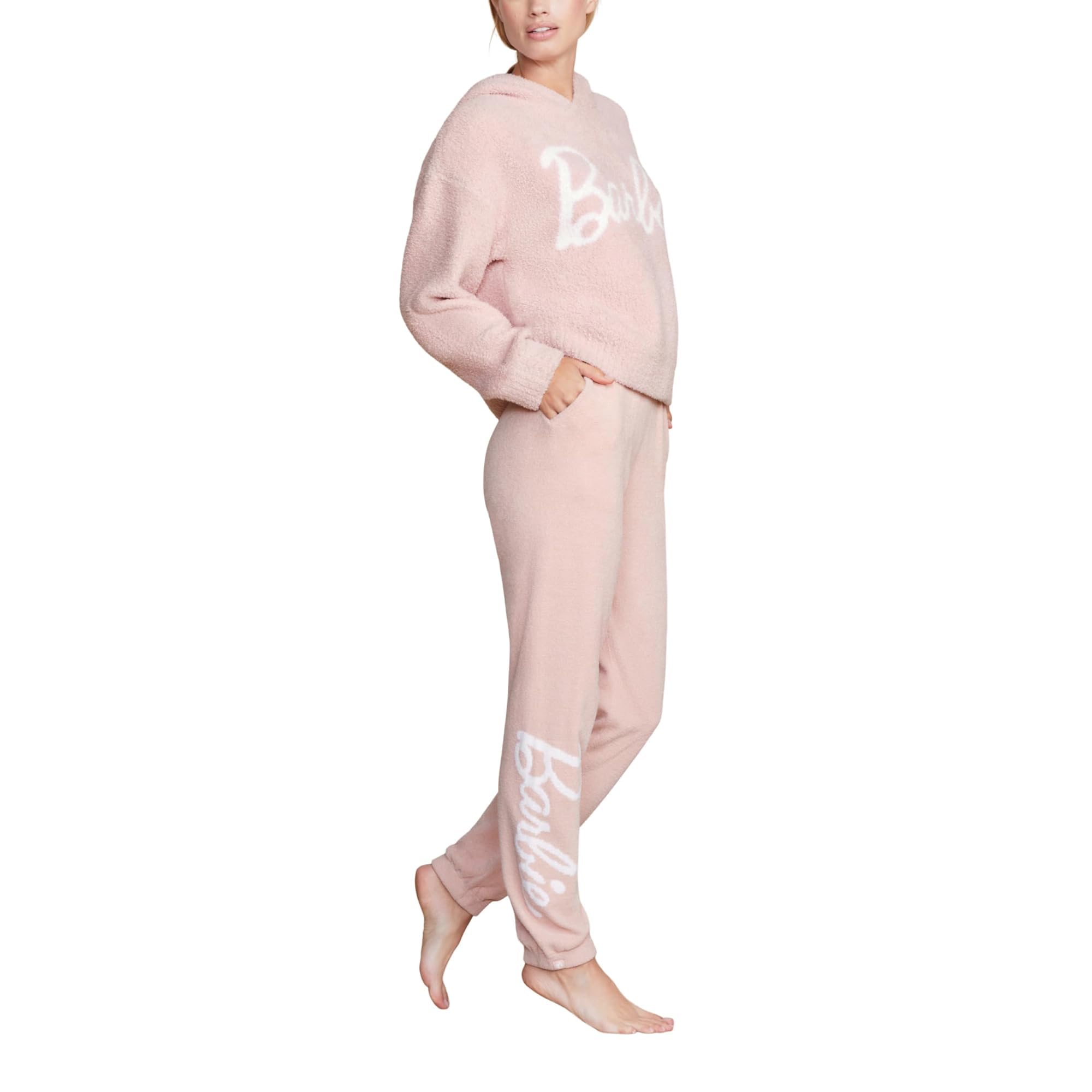 Barefoot Dreams Women's CozyChic Barbie Hoodie - Soft Fleece Pullover Sweatshirt for Lounge, Travel & Casual Wear