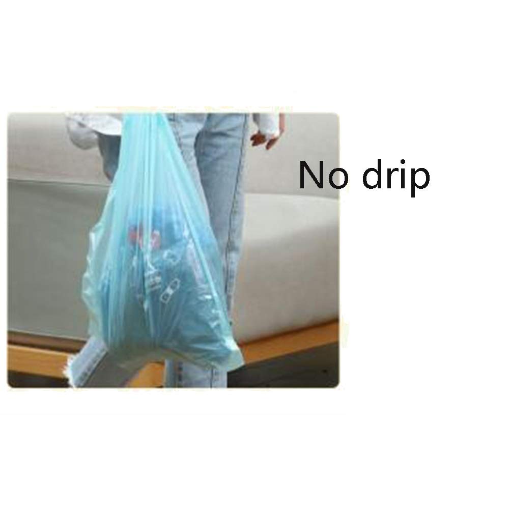 Biodegradable Trash Bags with Drawstring - 120 Count Thickened Kitchen Garbage Bags, Tear-Resistant & Self-Closing for Home & Office Use (Pink)