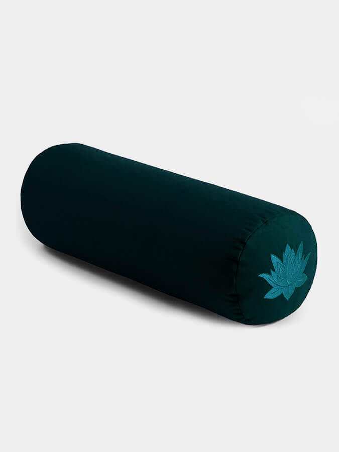 Organic Cotton Buckwheat Meditation Bolster Cushion for Yoga & Zen Relaxation - Perfect for Yoga Studios, Home Meditation & Stress Relief
