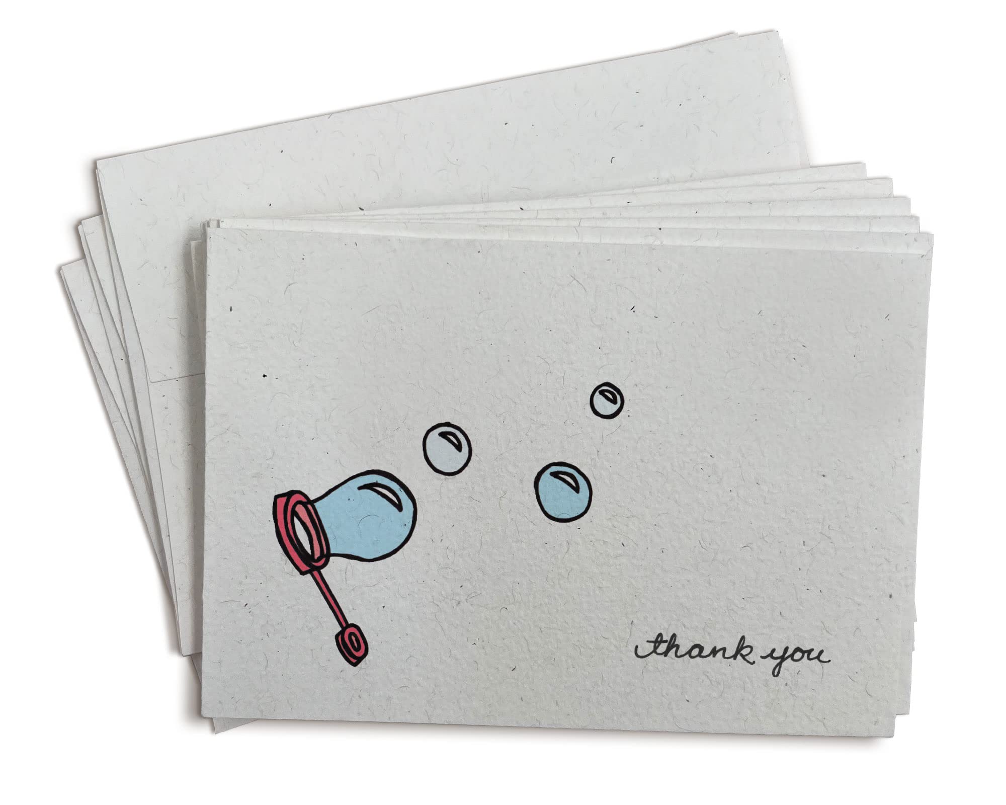 Summertime Bubbles Thank You Cards - 24 Greeting Cards with Envelopes | Perfect for Summer Parties, Graduation Gifts & Appreciation Notes | Sugartown Greetings