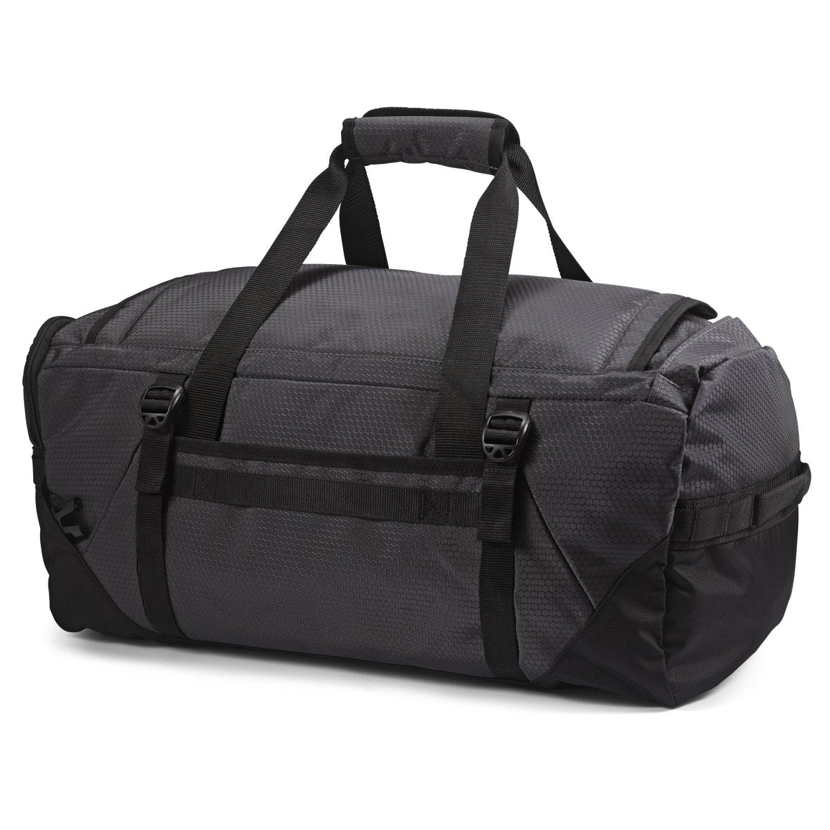 High Sierra Fairlead Collection Convertible Duffle Bag - Water-Resistant Travel Duffel with Removable Shoulder Straps for Gym, Camping & Weekend Getaways
