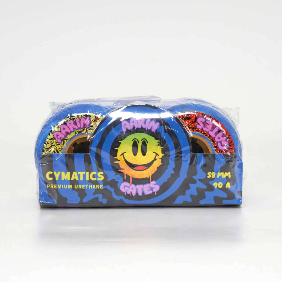 Cymatics Aarin Gates Pro 58mm Skateboard Wheels - High Performance Longboard & Cruiser Wheels for Smooth Rides on Streets and Parks