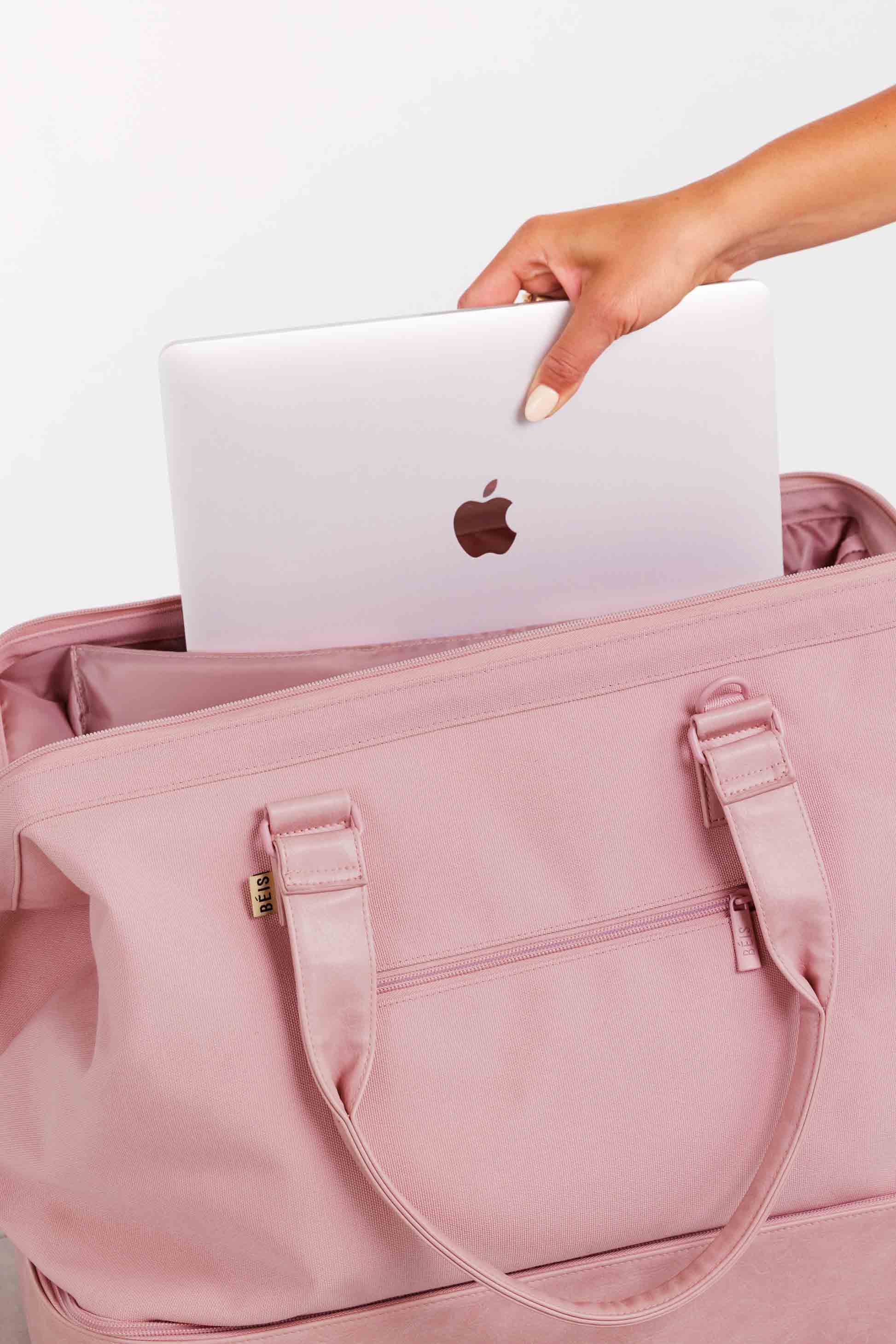 Mini Weekender Bag in Atlas Pink - Stylish & Compact Travel Tote for Weekend Getaways, Gym, Work & Daily Essentials
