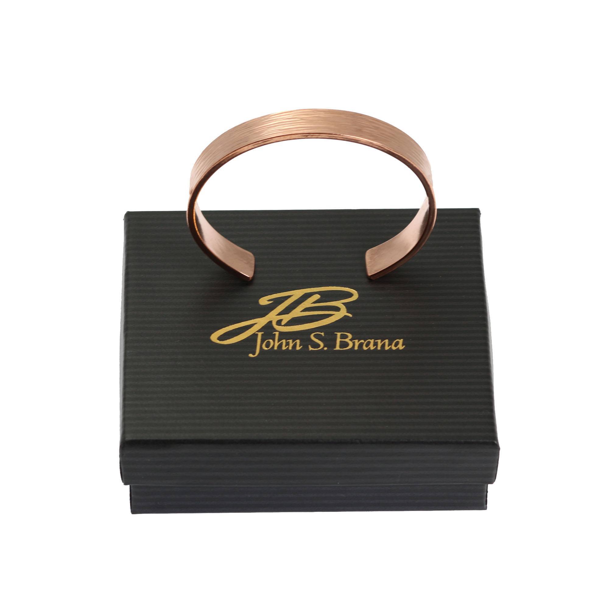 Men's Wide Bark Copper Cuff Bracelet - 10mm Wide Handmade Adjustable Bangle for Men - Perfect for Casual Wear, Gifts & Boho Style Accessories