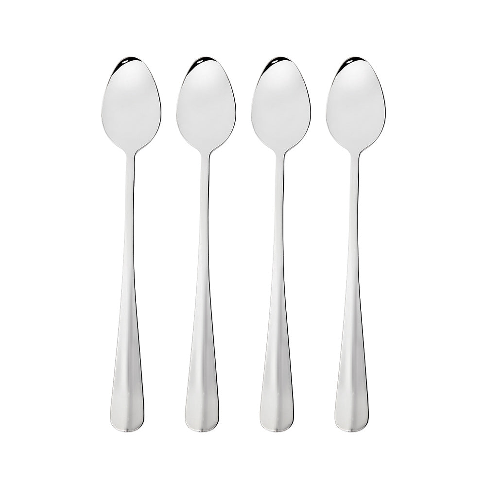4-Piece Baguette Latte Spoon Set - Perfect for Coffee, Tea, and Desserts - Durable Stainless Steel Spoons for Home & Café Use