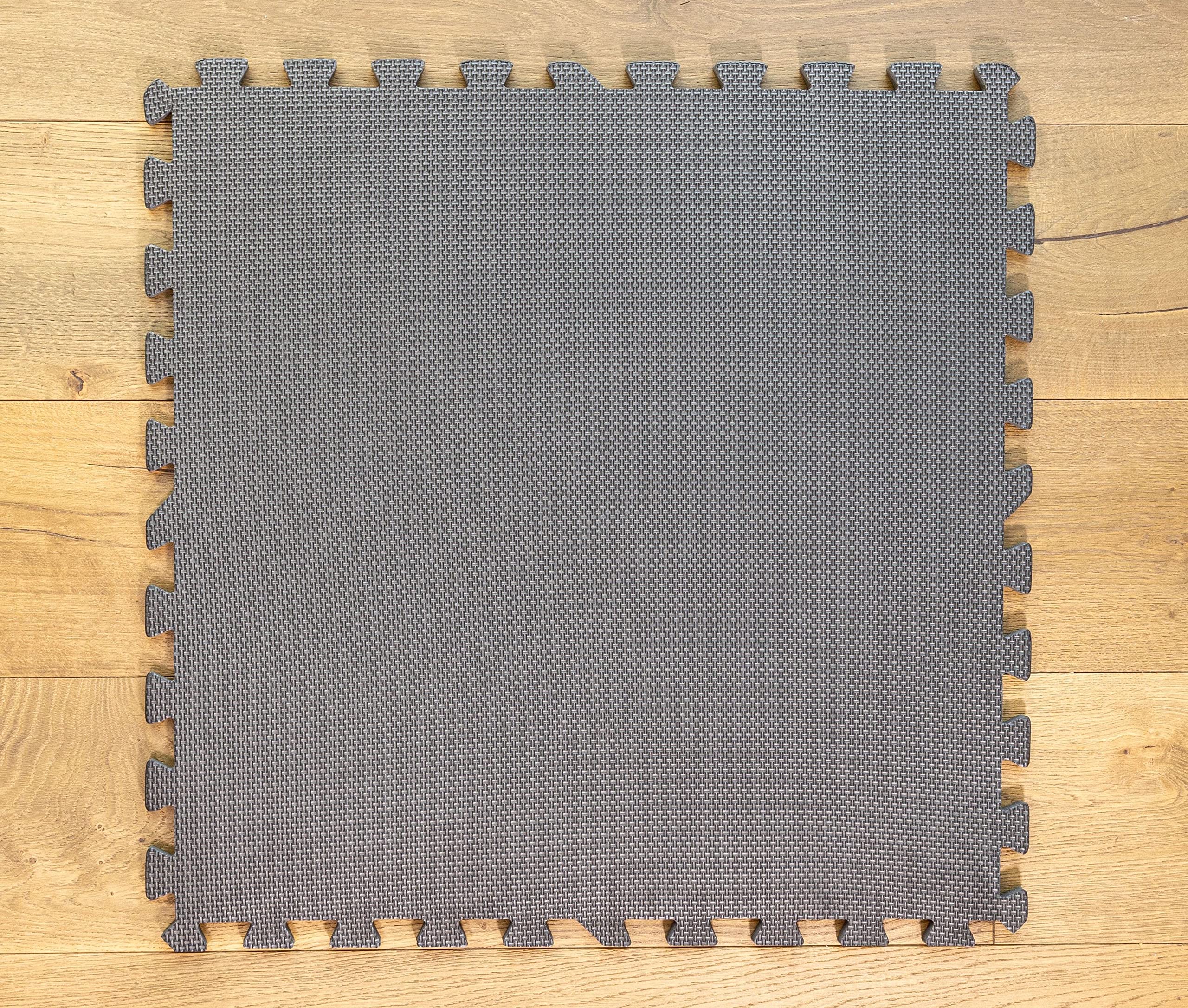 Square Brands Interlocking Gym Floor Tiles - 24