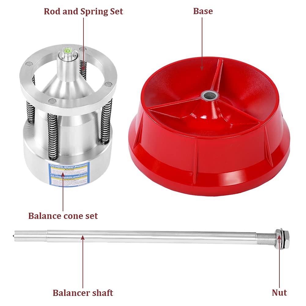 Professional Portable Bubble Wheel Balancer - Heavy Duty Tire Rim Balancing Machine for Cars & Trucks | Perfect for Auto Shops, DIY Mechanics & Mobile Tire Services
