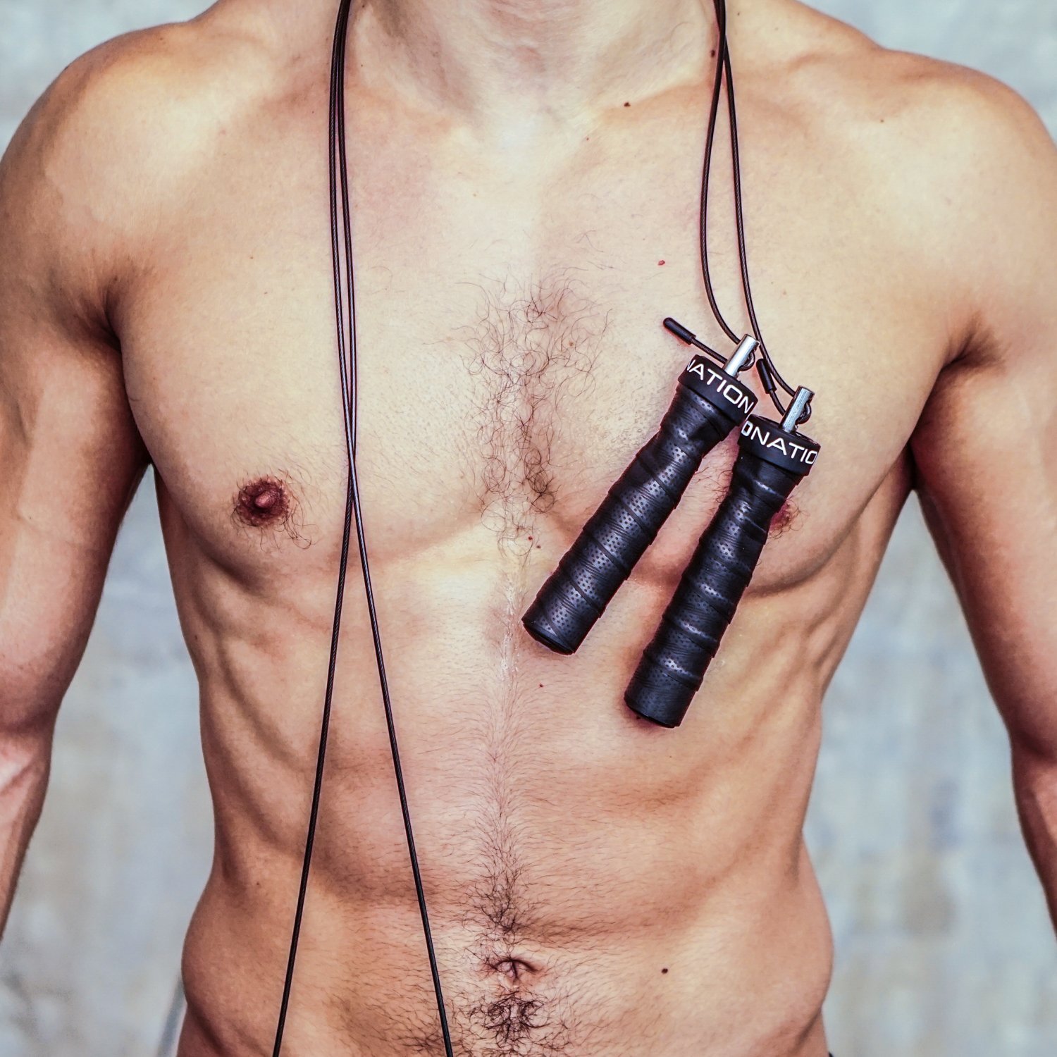 WOD Nation Attack Speed Skipping Rope - Adjustable Jump Rope for CrossFit & Boxing Training with Dual Cable System (Thick & 11ft Lightweight Cable) - Perfect for Home Gym, Cardio Workouts & Fitness Enthusiasts