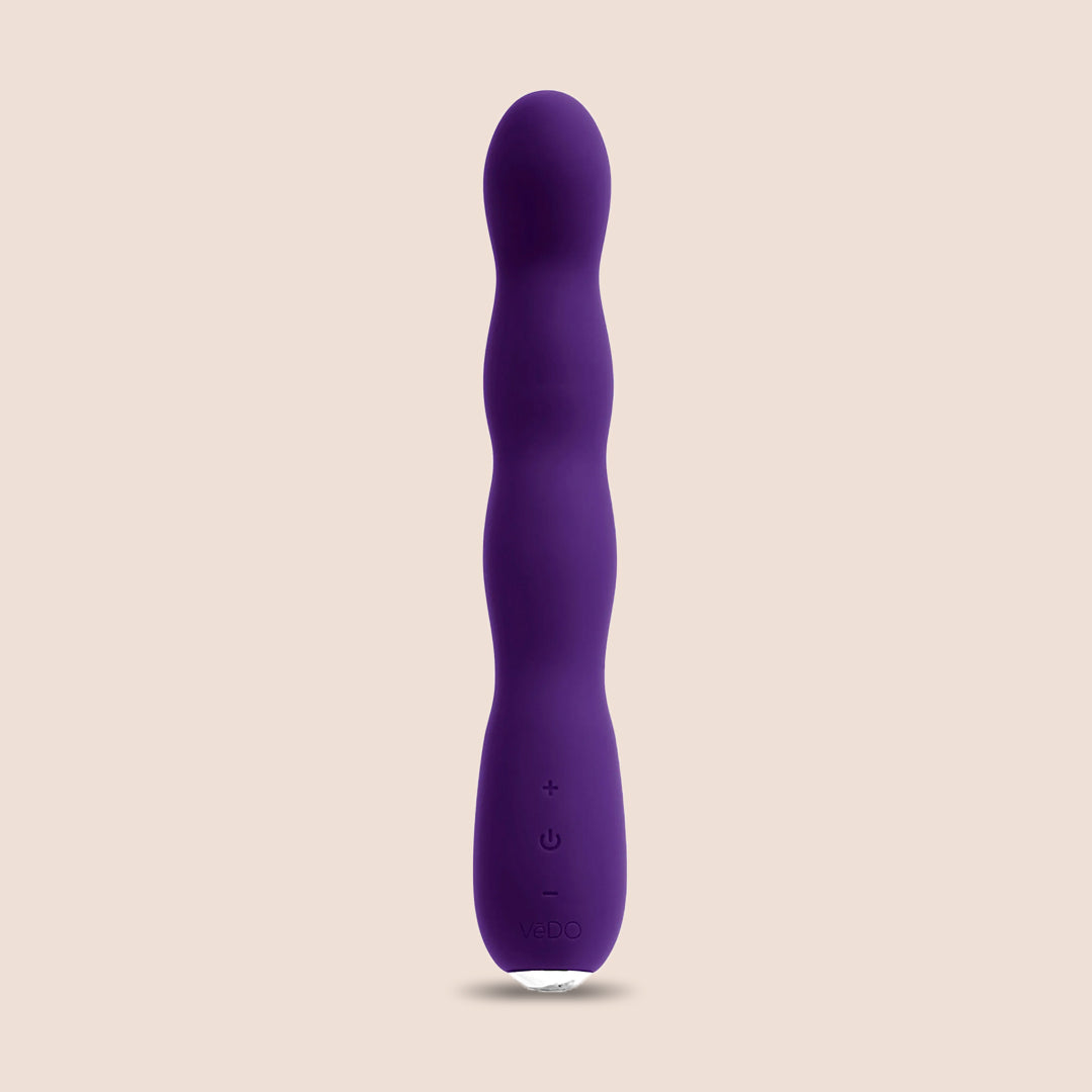 VeDO Quiver Plus Rechargeable G-Spot Vibrator - Powerful & Waterproof Clitoral Stimulator for Women - Perfect for Solo Play & Couples Intimacy