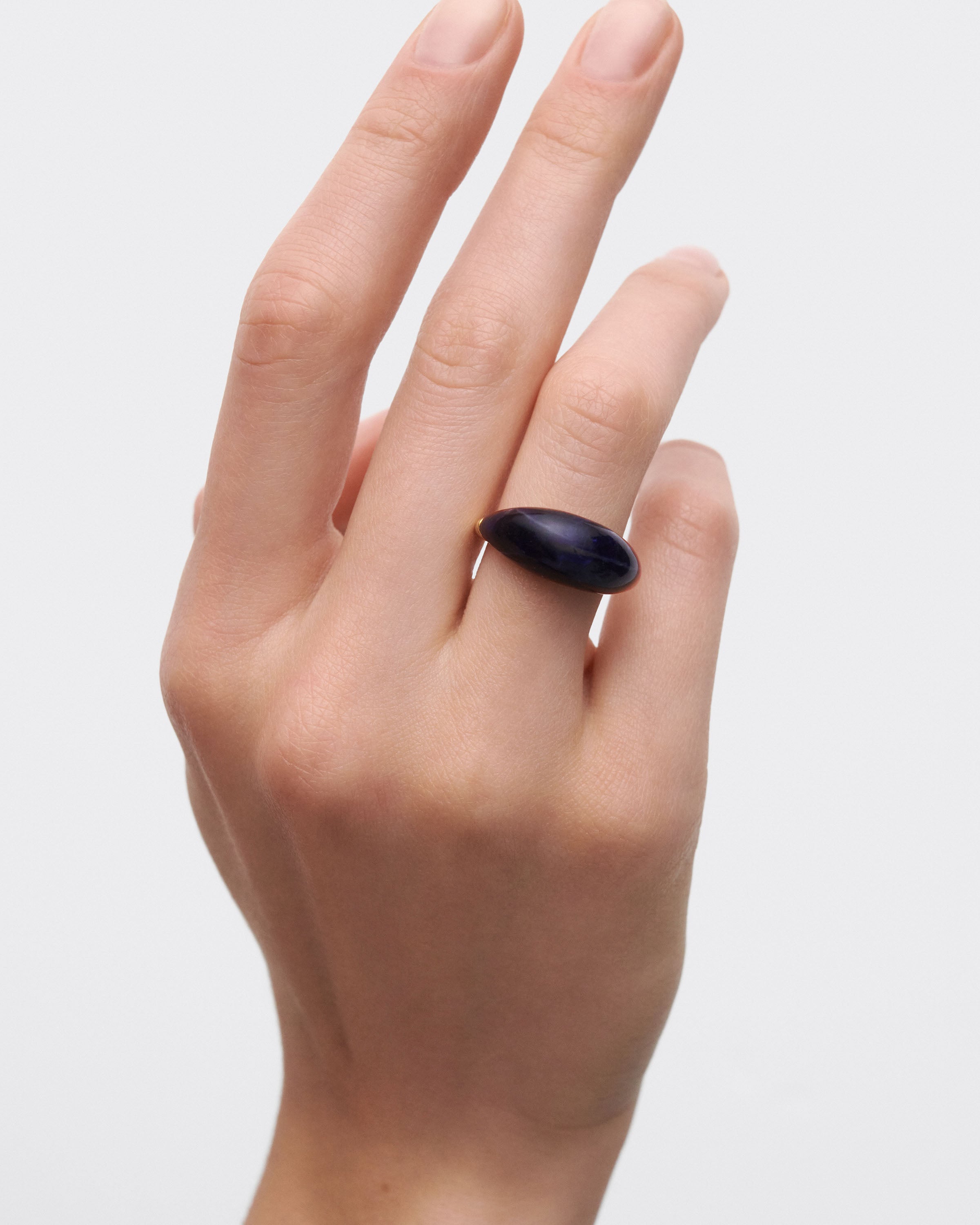 GRID4 Sodalite Cosmos Stamp Ring – Unique Handmade Gemstone Jewelry for Women, Boho Chic Statement Ring – Perfect for Gifts, Parties & Spiritual Healing