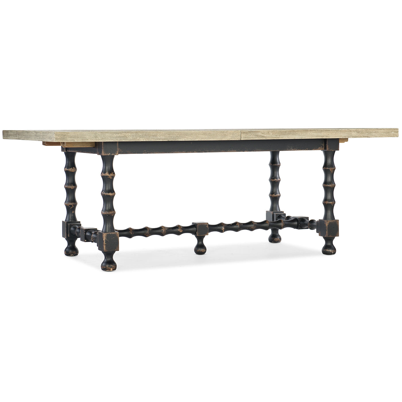 Hooker Furniture Bandera 86-Inch Dining Table with 2x 18-Inch Leaves in Brown (5960-75200 BRN) - Perfect for Large Family Gatherings & Entertaining Guests