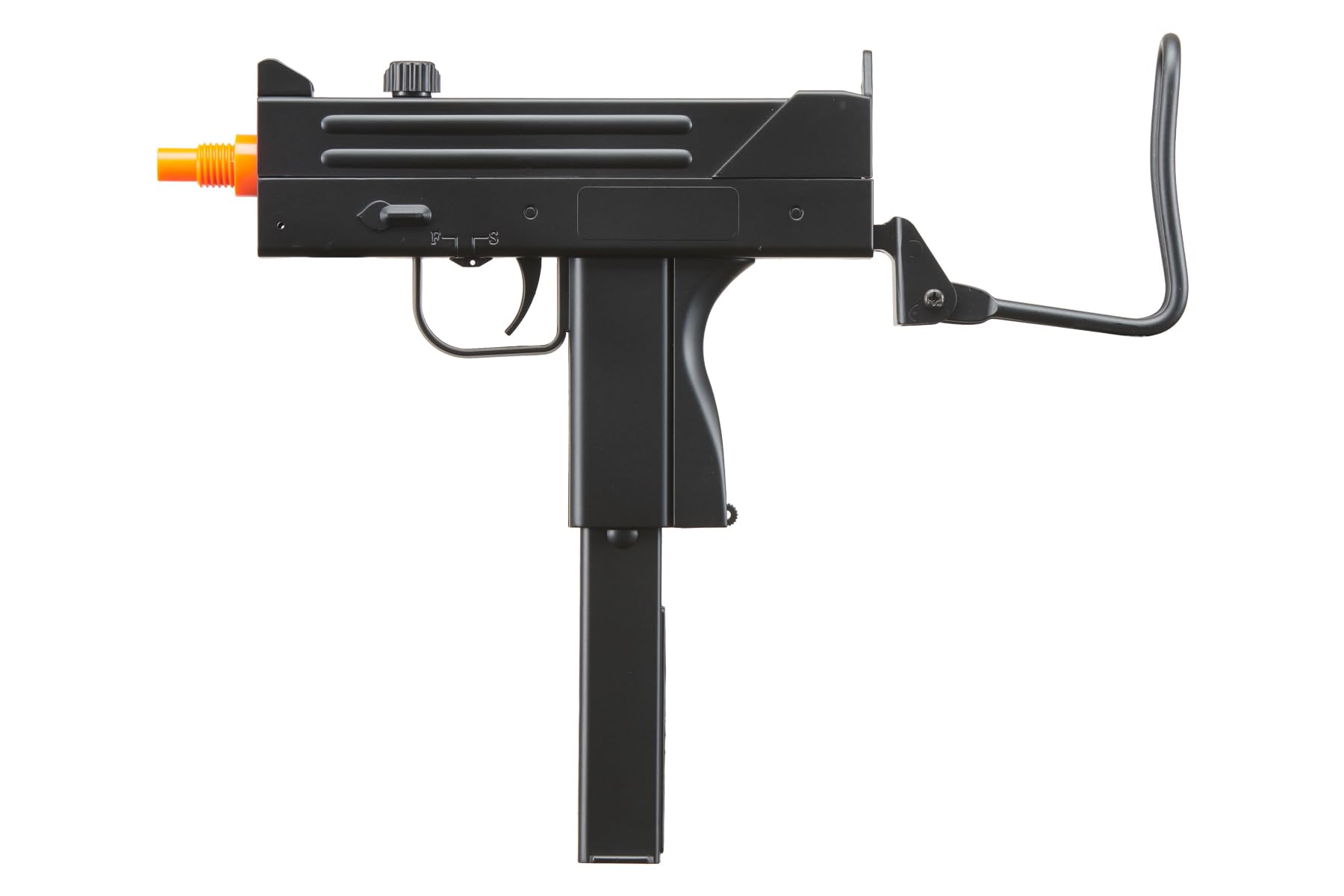 Airsoft Uzi ABS Spring Pistol with Foldable Stock - Realistic Toy Gun for Airsoft Battles, Cosplay Costumes & Film Props | Perfect for Tactical Training, Halloween & Movie Productions