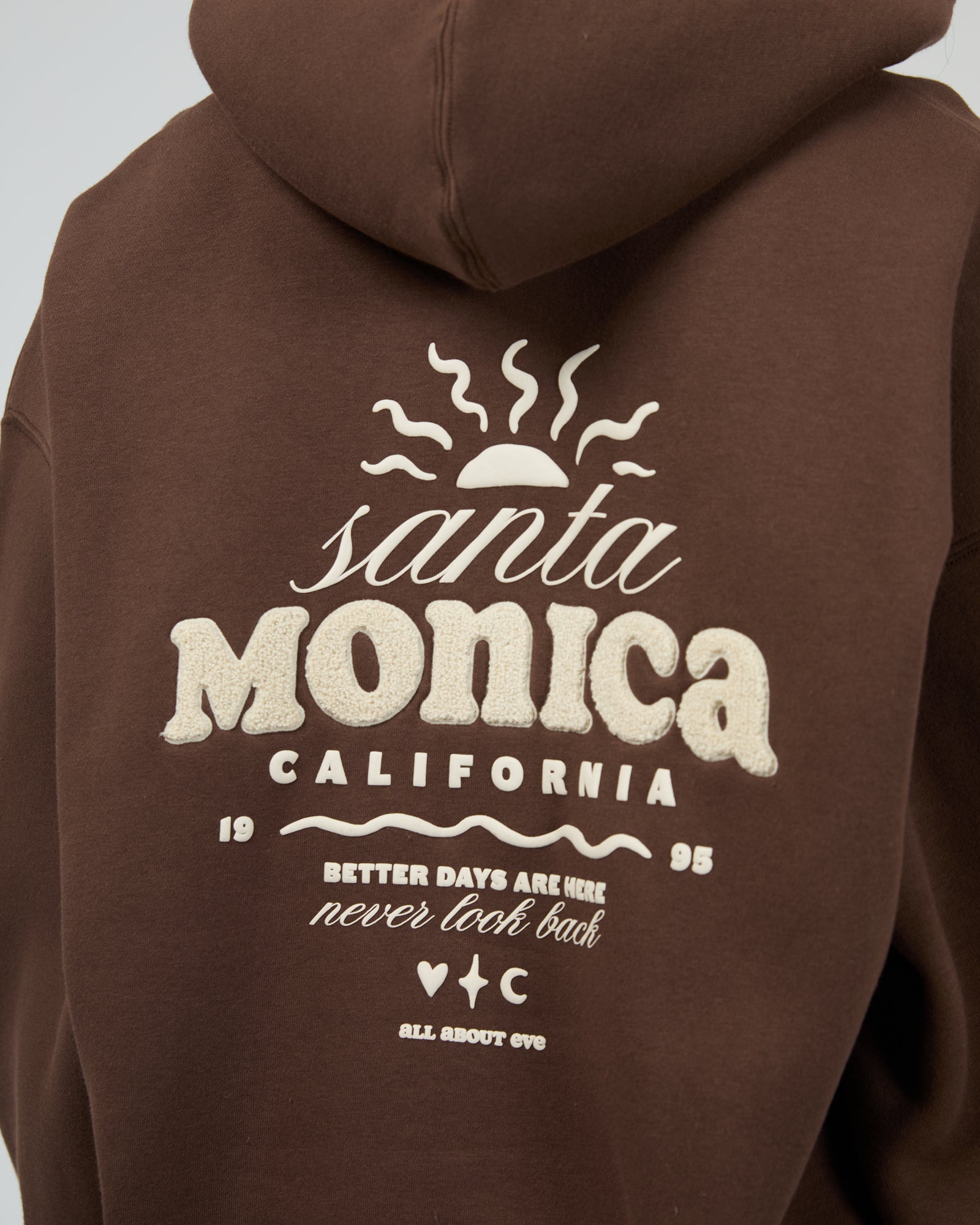 All About Eve Better Days Hoodie Brown - Cozy Fleece Pullover for Women | Perfect for Casual Wear, Fall & Winter Outfits