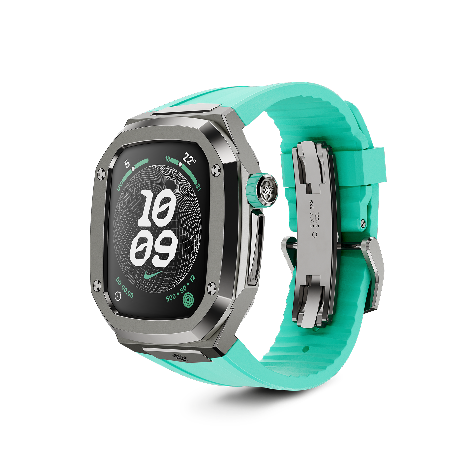 Apple Watch Case - Sporty Mint Protective Cover for Apple Watch Series 1-9 & SE | Durable, Lightweight & Scratch-Resistant | Perfect for Gym, Running & Outdoor Activities