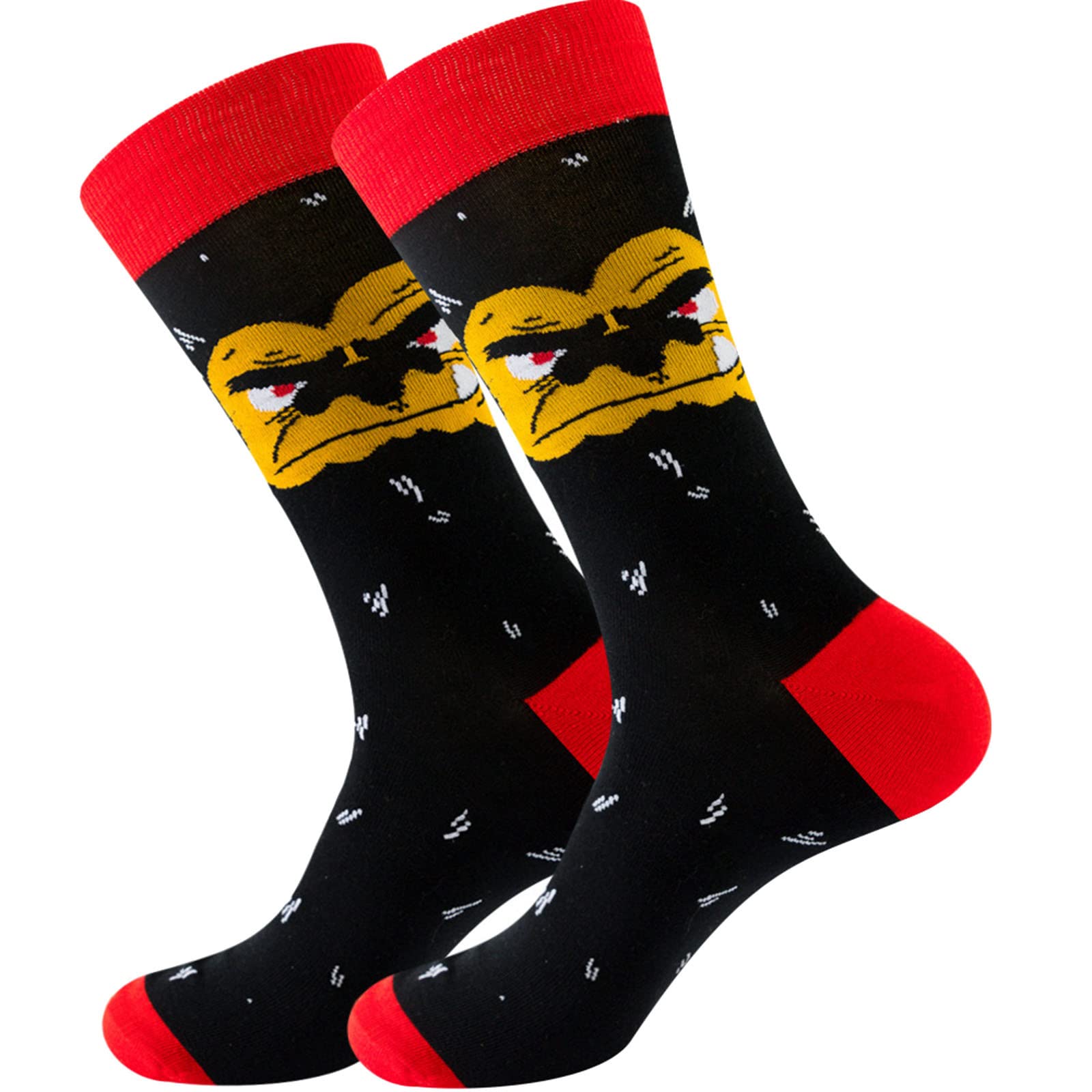 Funny Halloween Socks for Women - Cute & Spooky Crew Cotton Socks with Graphic Designs - Perfect Halloween Gifts for Her, Party Favors & Costume Accessories