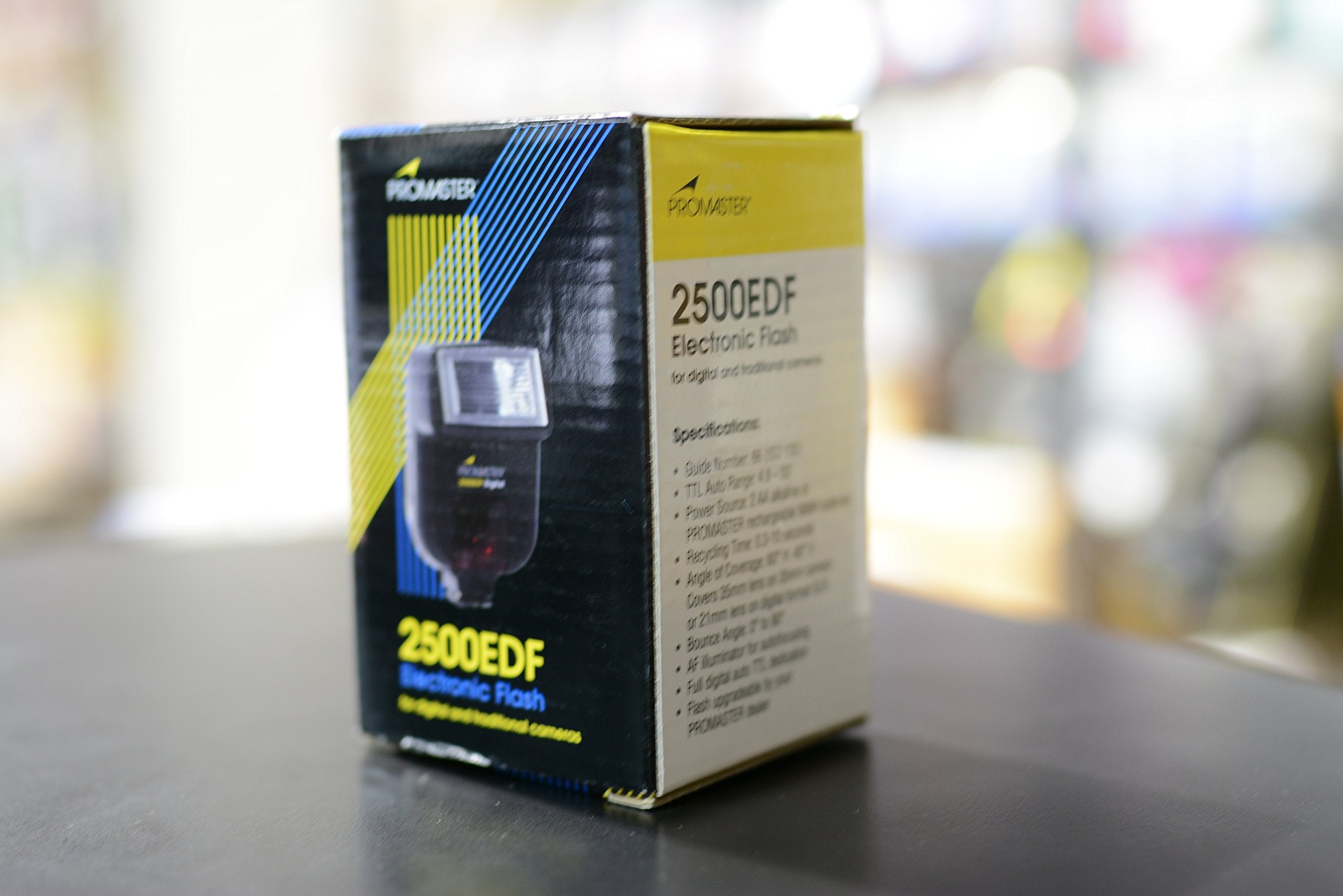 Promaster 2500EDF External Electronic Flash for Sony Cameras - Compatible with Minolta Style Mount & Sony A Series - Perfect for Low Light Photography, Portraits and Event Shooting