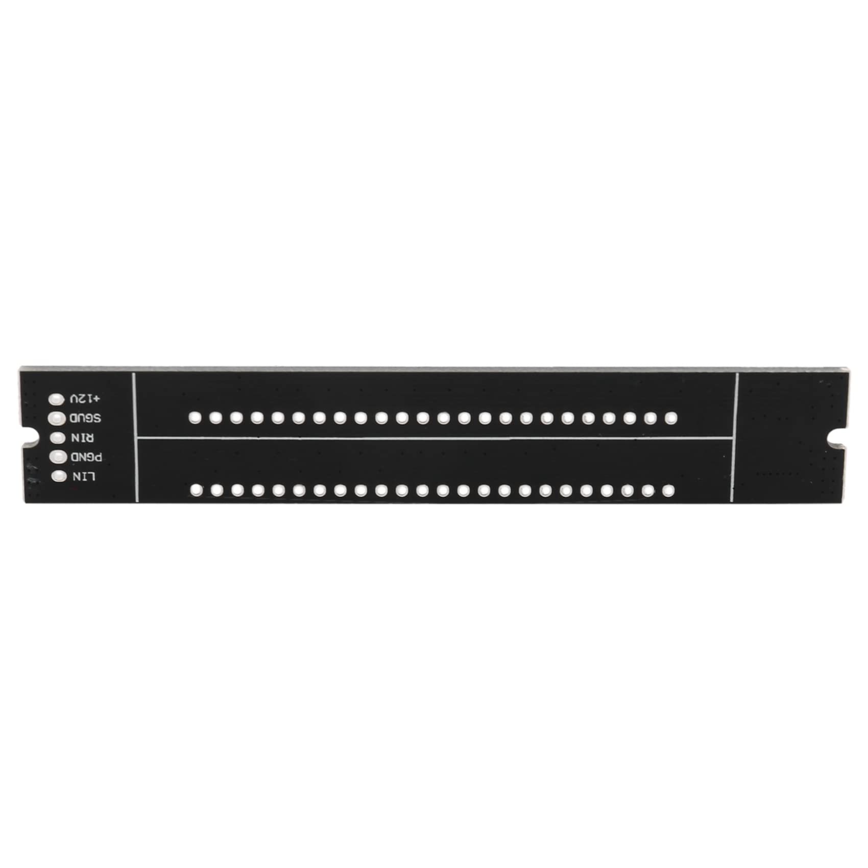 Ctwezoikmt Mini Dual 12 Level VU Meter Stereo Amplifier Board with Adjustable LED Light - Perfect for Home Audio Systems, DJ Equipment & DIY Electronics Projects