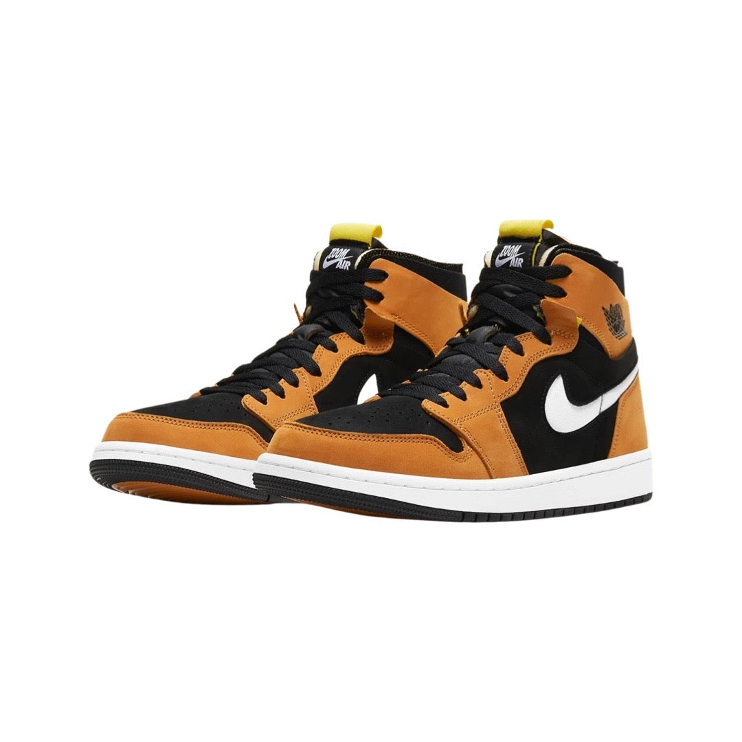 Air Jordan 1 Retro High CMFT Sneakers - Black Monarch White Colorway - Men's Basketball Shoes for Casual Wear & Street Style