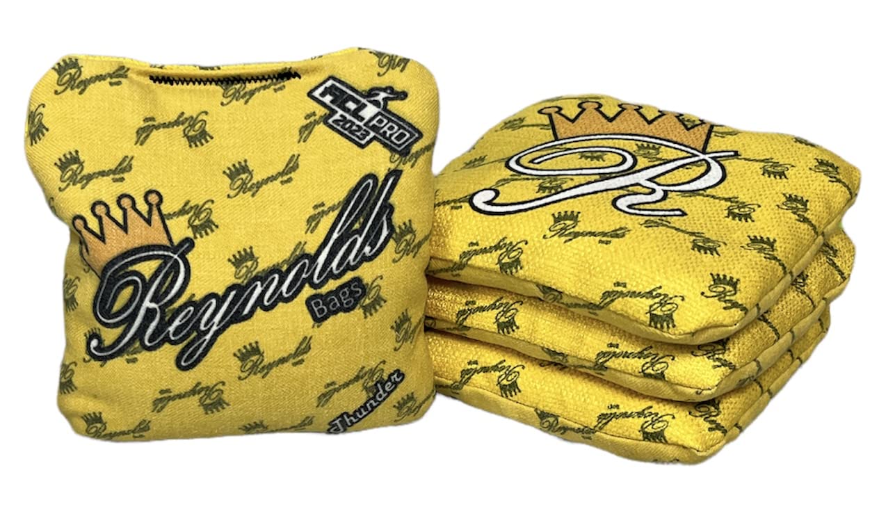 Thunder - Reynolds Professional Cornhole Bags - ACL Approved & ESPN Featured - Premium USA-Made Cornhole Bags for Tournaments, Backyard Games & Tailgating Parties