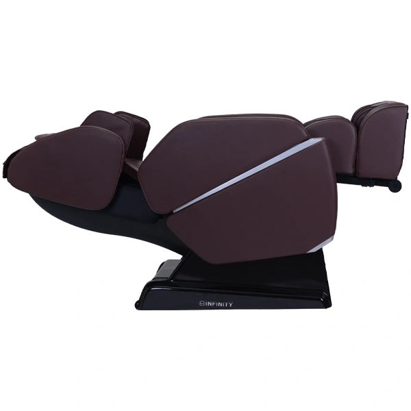 Prelude™ Full Body Massage Chair with Heat Therapy - Brown Leather Recliner for Home & Office Relaxation - Perfect for Stress Relief, Back Pain, and Muscle Recovery