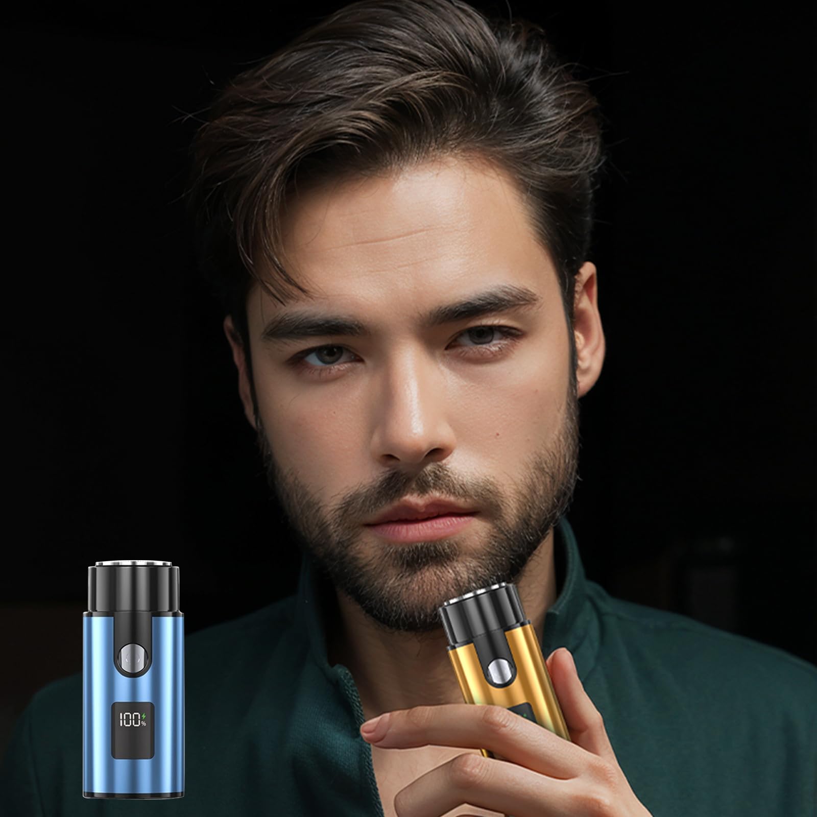 Best Rechargeable Electric Shaver & Beard Trimmer for Men - Portable Cordless Shaving Tool for Father & Husband Gifts - Perfect for Travel, Home & Office Use
