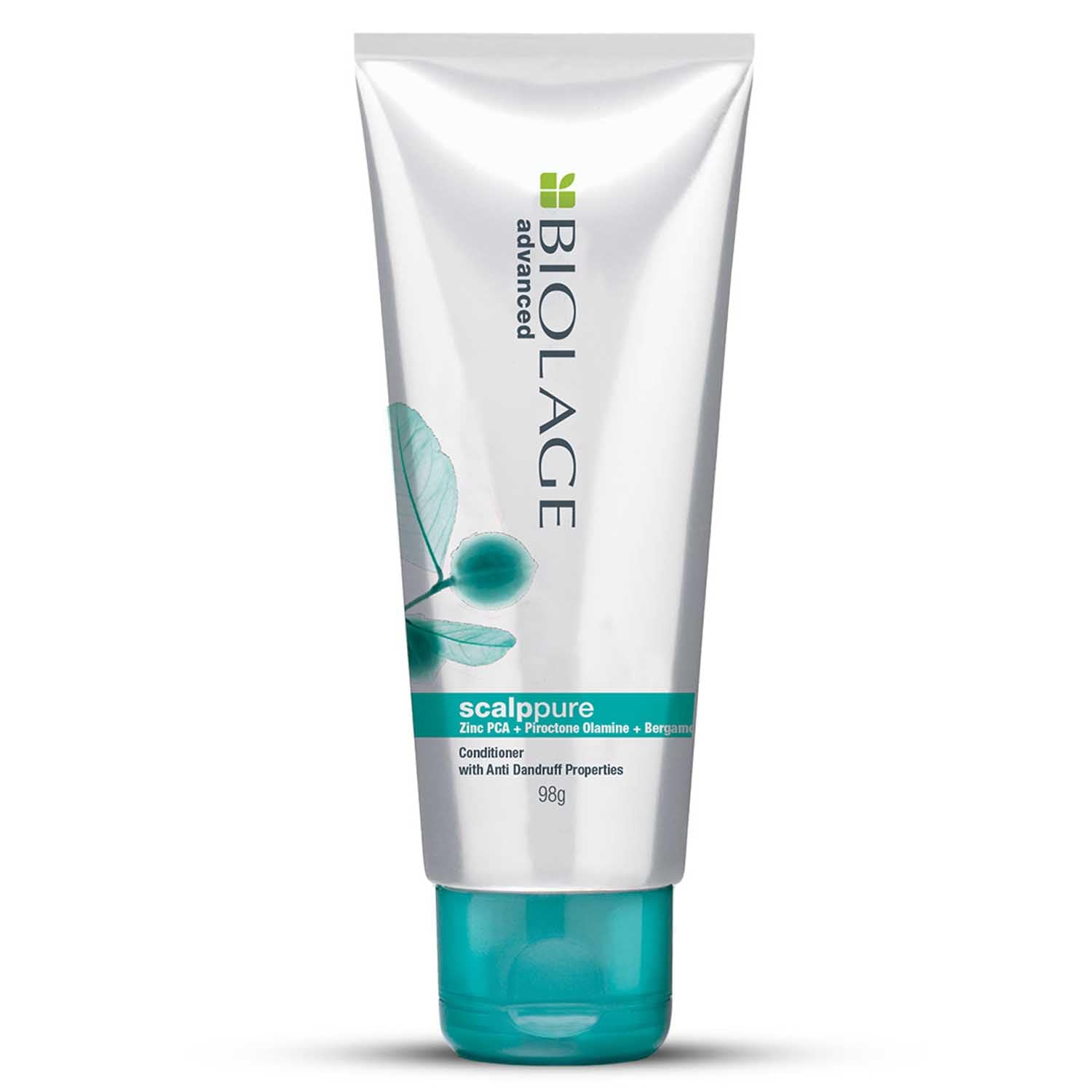 Biolage Professional Scalppure Anti-Dandruff Conditioner - Visible Flake Removal from First Use with Bergamot - Deep Scalp Treatment for Men & Women - Cruelty-Free 98g - Perfect for Dry, Itchy Scalp & Dandruff Control at Home or Salon