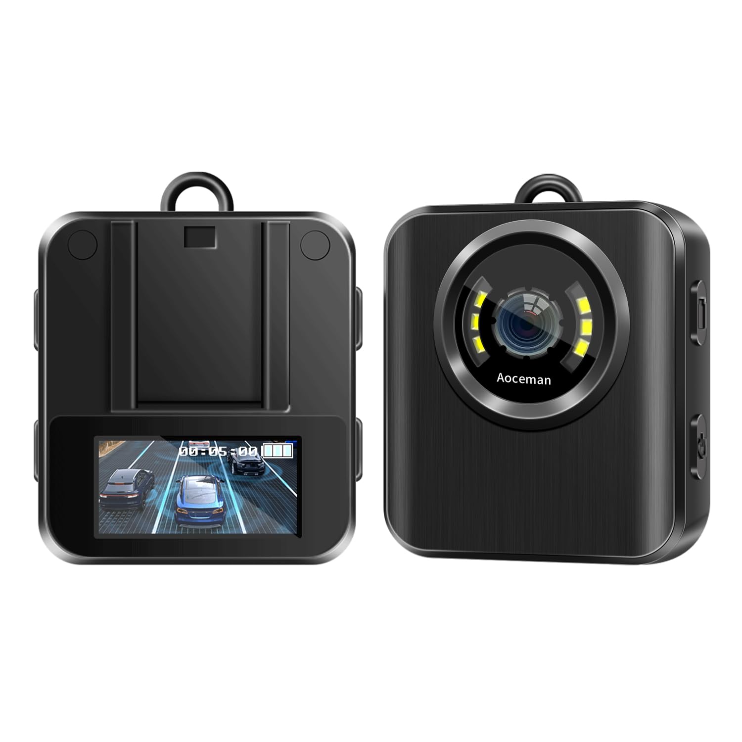 1080P HD Body Camera with 32GB Memory - Wearable Clip On Video Recorder with 0.96