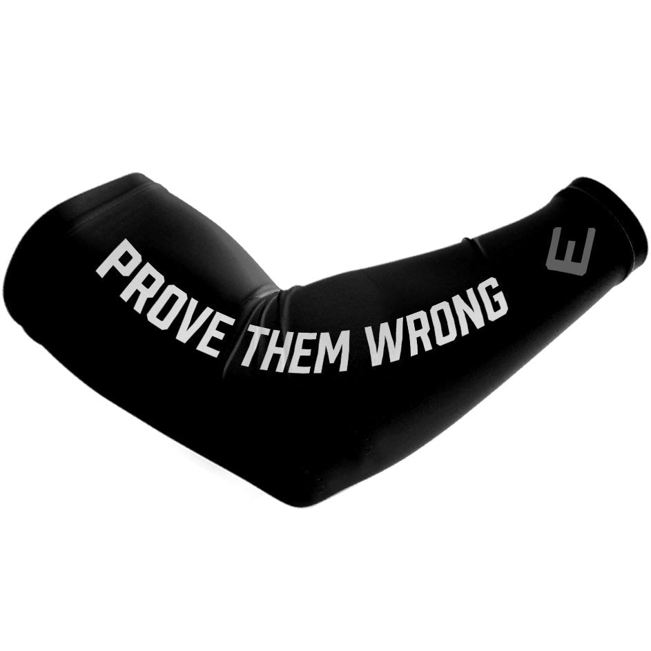 Prove Them Wrong Compression Arm Sleeve - Performance & Recovery for Basketball, Running & Workouts