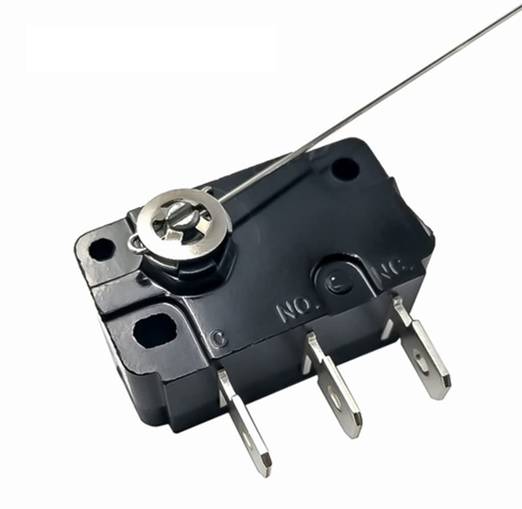 2PCS CNR-05S-03-Z Long Wire Micro Switch Coin Switch for Milk Tea Sealing Machine - Perfect for Vending Machines, Arcade Games, and DIY Electronics Projects