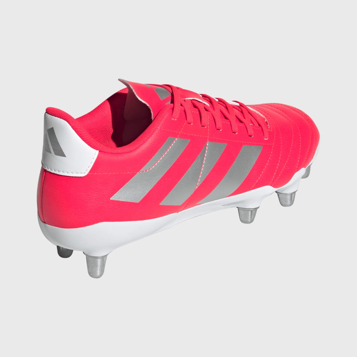 Adidas Kakari SG Rugby Cleats - Men's Firm Ground Soccer Shoes for Rugby & Football, Lightweight & Durable, Lucid Red - Perfect for Matches, Training & Outdoor Sports
