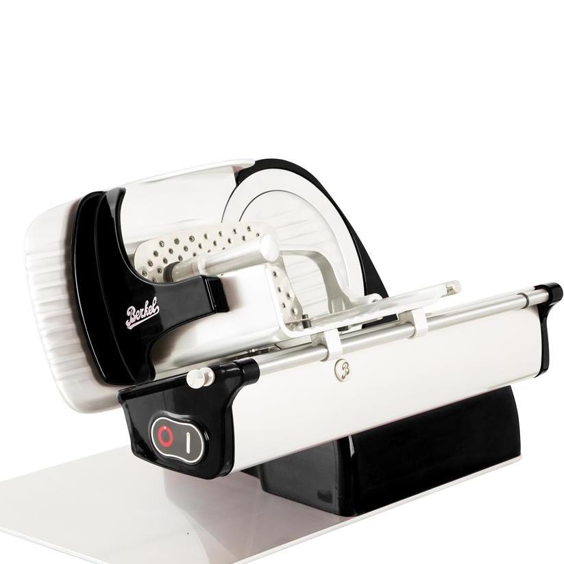 Berkel Home Line 250 10 Automatic Black Electric Meat Slicer - 0.19kW Commercial-Grade Deli Slicer for Home Kitchen, Perfect for Slicing Meats, Cheeses, and Vegetables