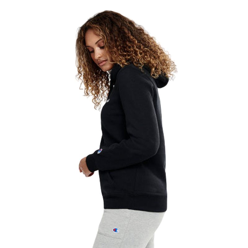 Champion Women's Script Logo Hoodie - Soft Fleece Pullover Sweatshirt for Casual Wear, Gym & Lounge