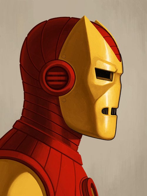 Iron Man Silver Age Collectible Figure - Marvel Comics Superhero Action Figure for Display & Gifts - Perfect for Fans, Collectors, and Comic Book Enthusiasts