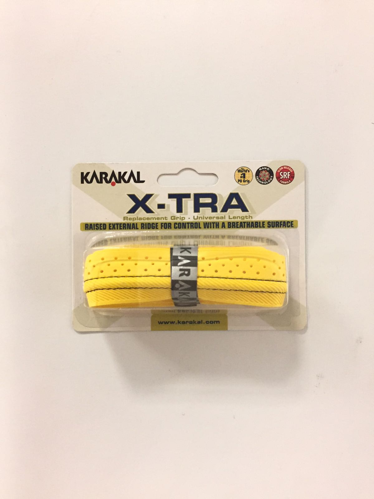 Karakal X TRA Grip - Premium Badminton & Tennis Overgrip for Enhanced Sweat Absorption & Control - Perfect for Competitive Play & Training Sessions