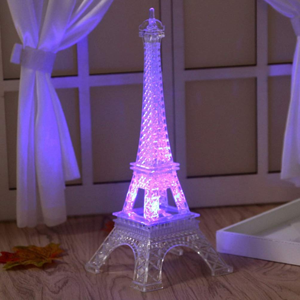 Totority 3D Illusion LED Table Lamp with Remote Control - 7 Color Changing Night Light, World Landmark Building Design, Cool Gift for Home Decor, Bedroom, Party & Office Lighting