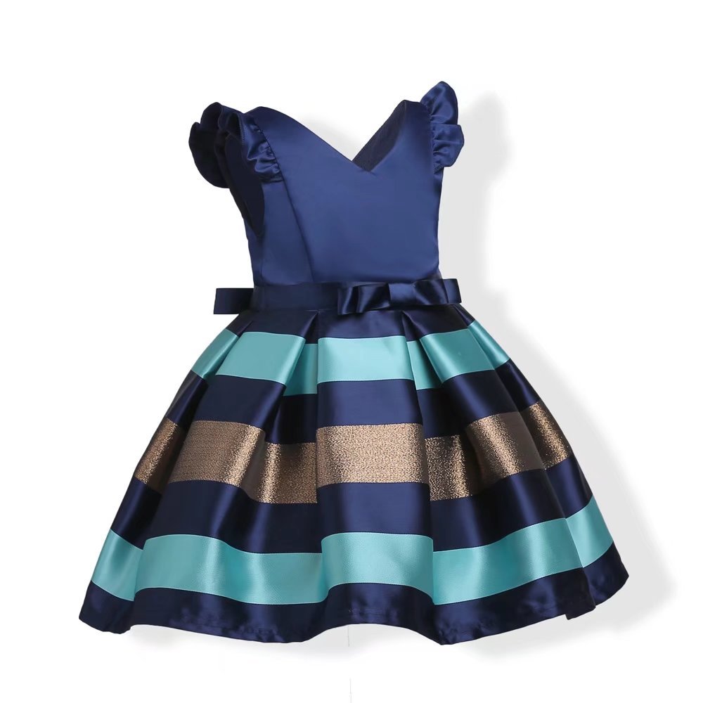 Girl's Ruffled Lace Party Dress for Kids - Flower Girl & Bridesmaid Dresses - Perfect for Weddings, Birthday Parties & Special Occasions