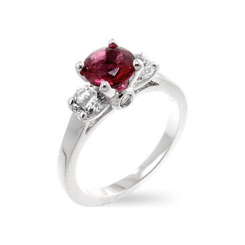 Mini Pink Tourmaline Triplet Ring - Dainty Gemstone Jewelry for Women | Perfect for Everyday Wear, Gift Giving & Special Occasions