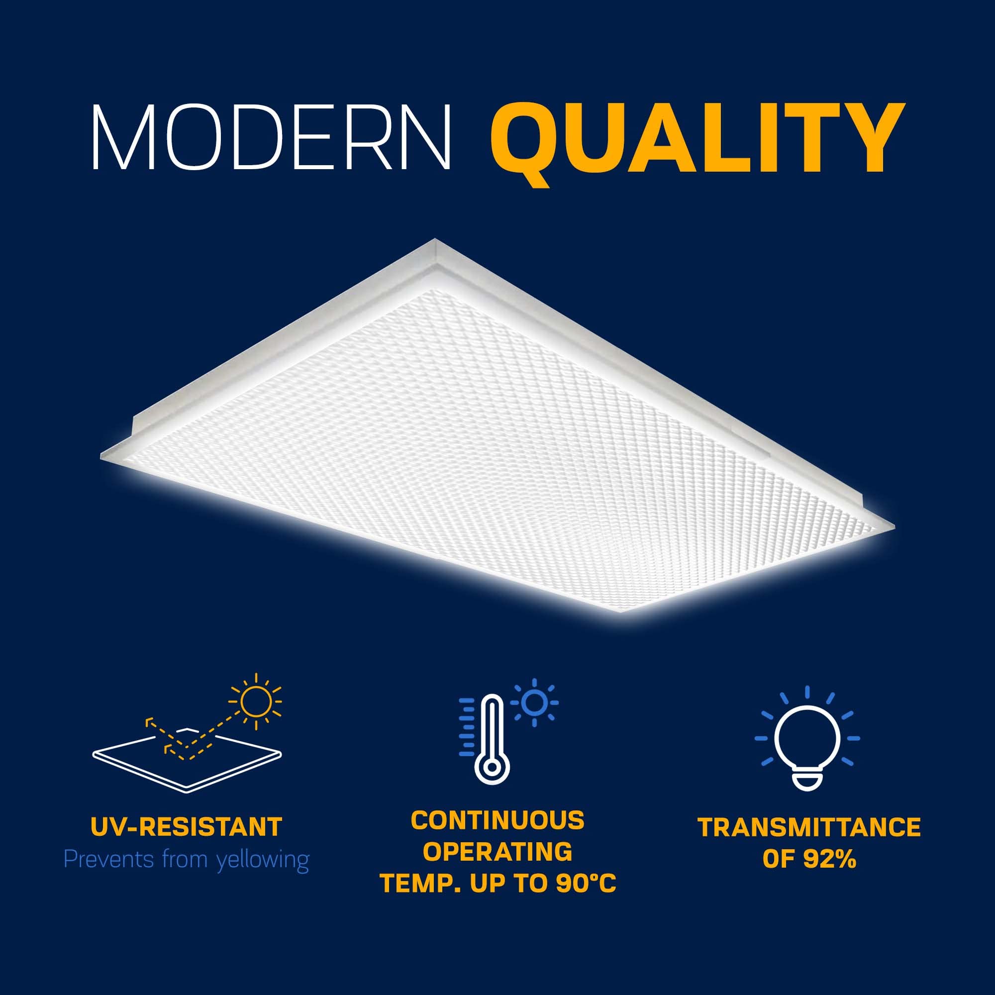 KastLite Clear Acrylic Prismatic Lighting Panel 22