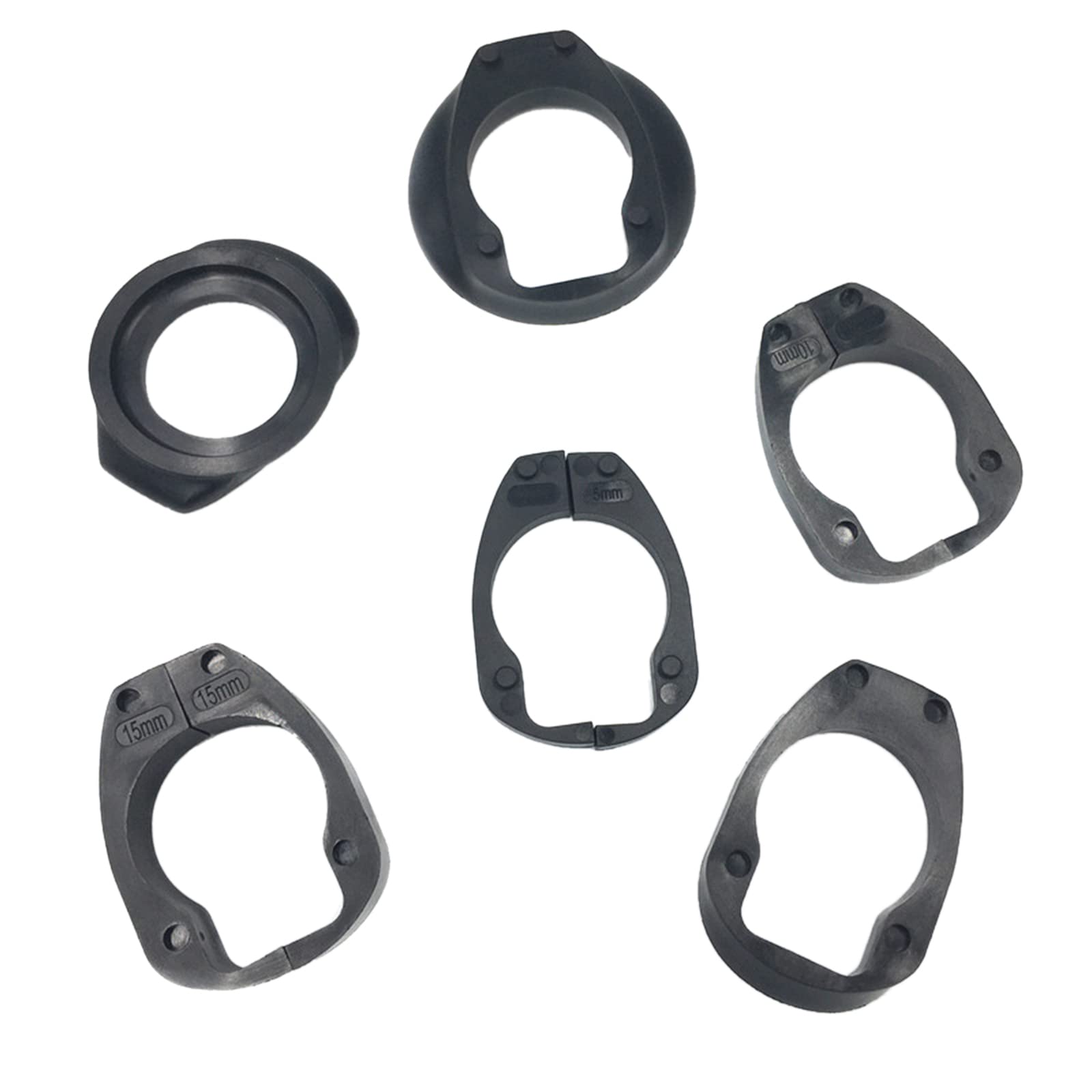 6Pcs 28.6mm Bicycle Stem Spacer Set for Road Bike - 1-1/8