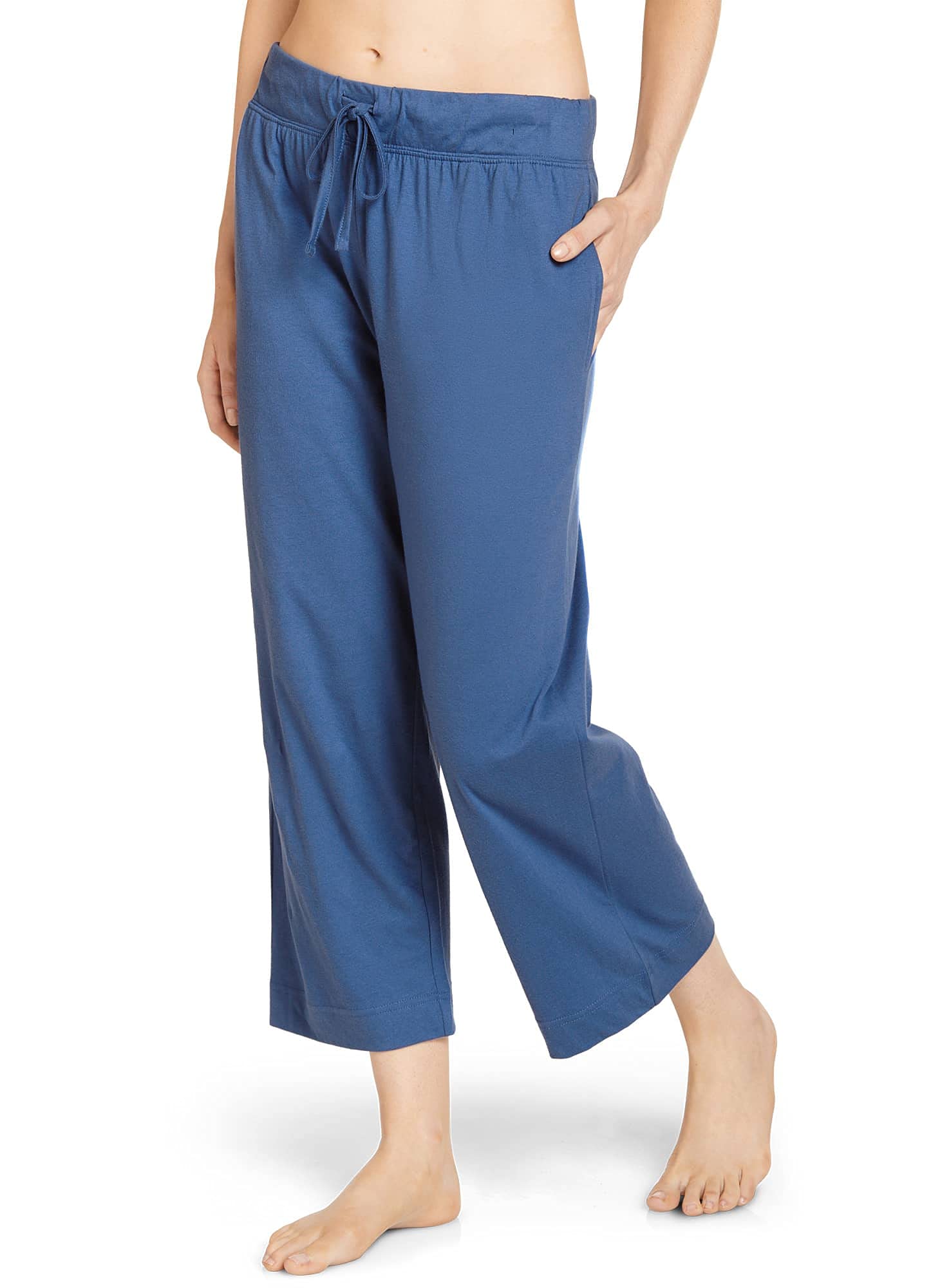 Jockey Women's 100% Cotton Sleepwear Set - Soft Comfortable Pajama Capri Pants for Lounge & Nightwear | Perfect for Relaxing at Home, Sleeping & Vacation