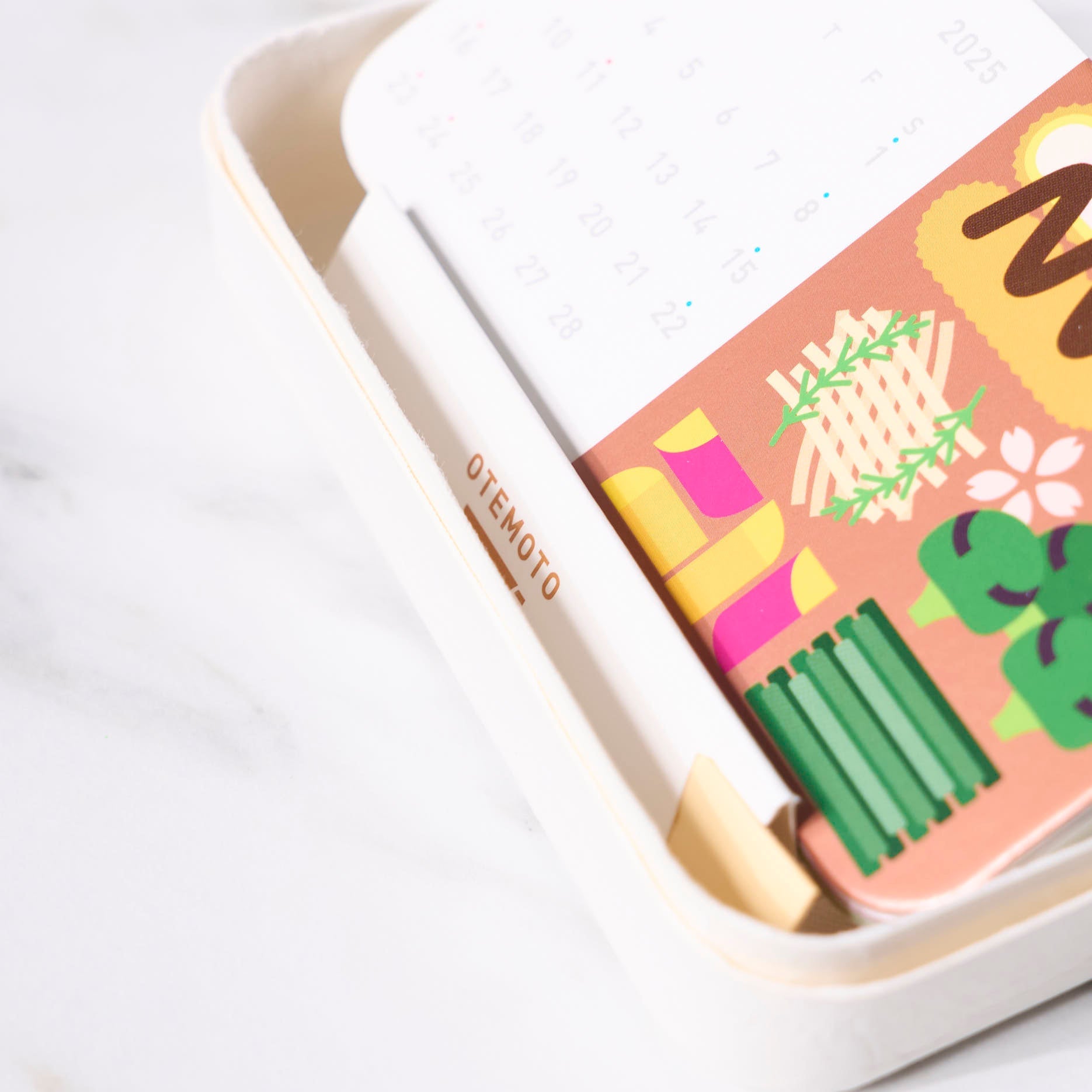 2025 Bento Calendar - Stylish & Functional Japanese Lunch Planner for Meal Prep & Organization | Perfect for Office, School & Home Use