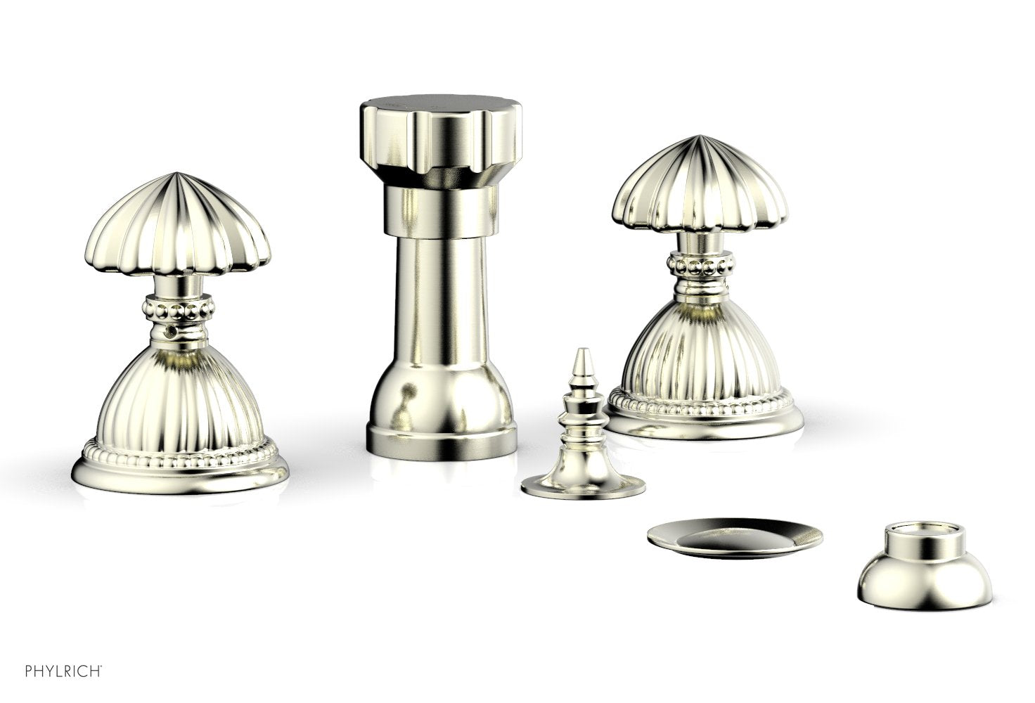 Premium Georgian & Barcelona Style 4-Hole Bidet Faucet Set K4361 - Modern Bathroom Upgrade for Hygiene & Comfort