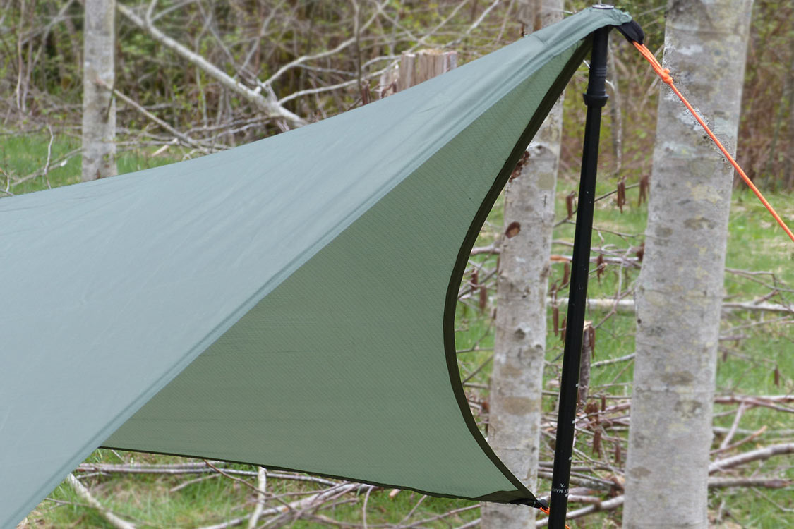 Hotcore Wingman Tarp Medium - Lightweight Waterproof Camping Shelter for Hiking, Backpacking & Outdoor Adventures