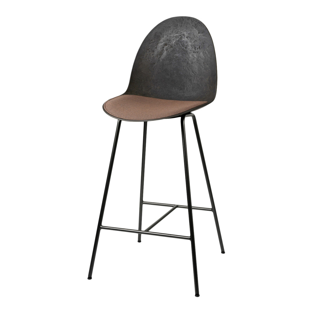 Eternity Counter Stool with Upholstered Seat - Modern Kitchen Bar Stool for Dining, Breakfast Nook & Home Decor