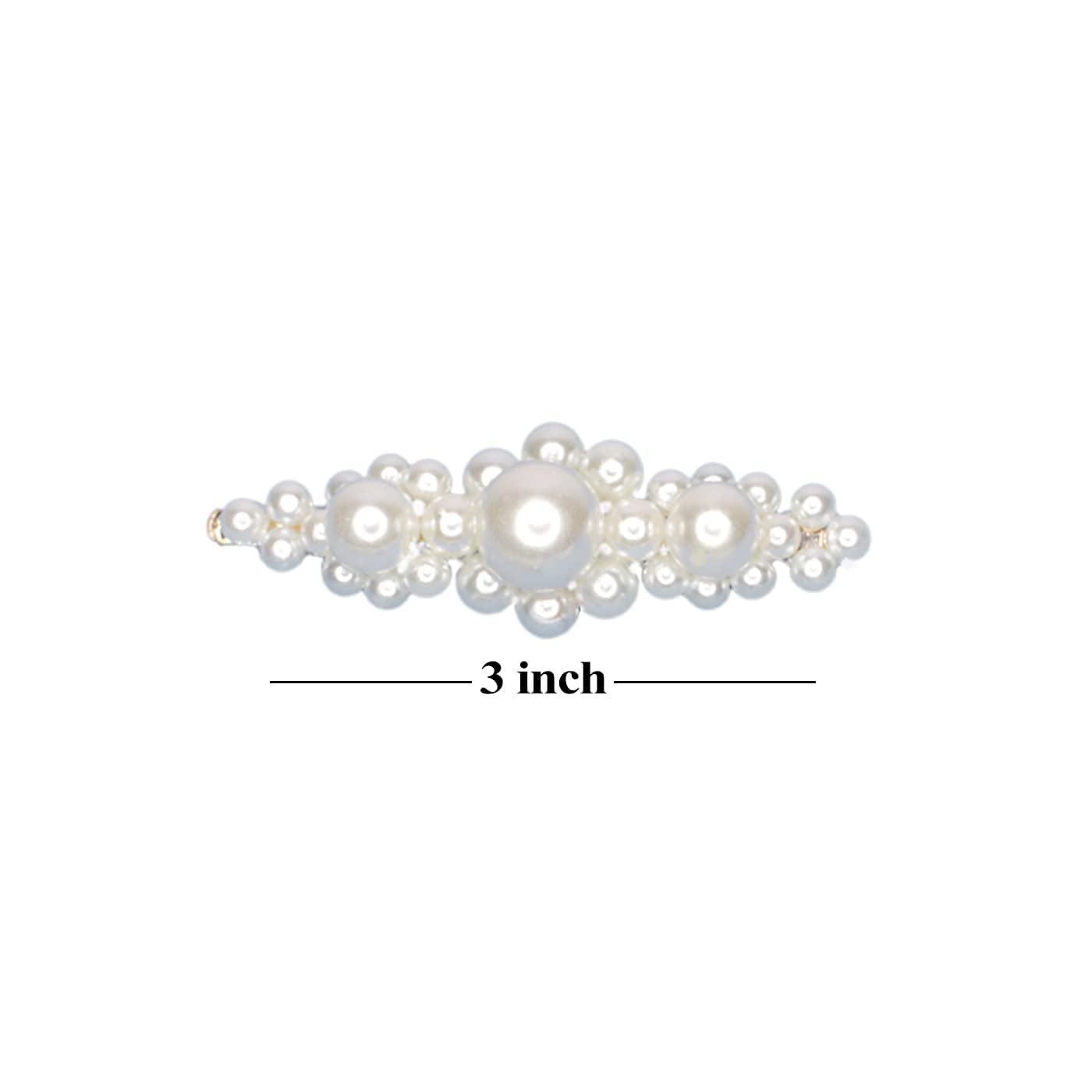 Boxo Pearl Hair Pins for Women and Girls - 6 Pack Elegant Hair Accessories for Parties, Weddings, and Everyday Styling