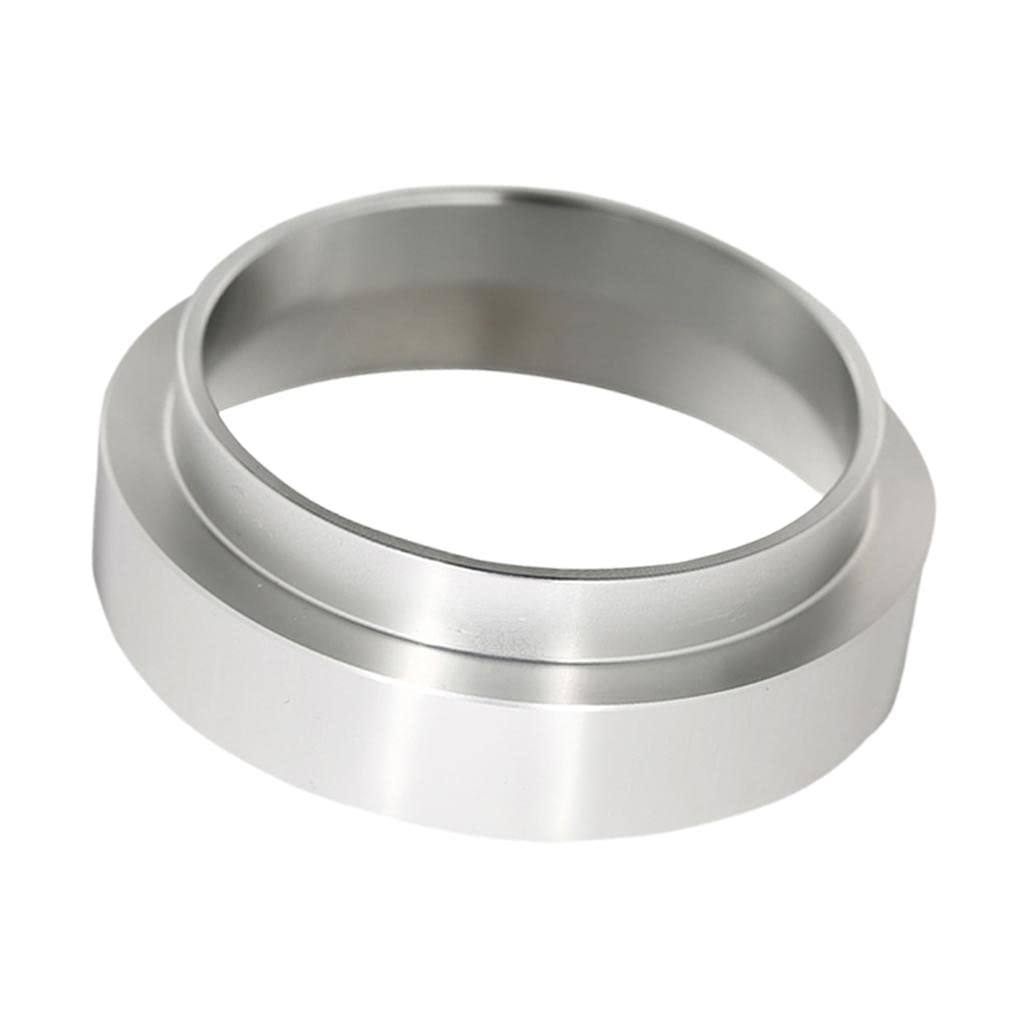 MYADDICTION 51mm Aluminum Coffee Dosing Ring Replacement - Silver Dosing Funnel for Espresso Machines | Perfect for Home Baristas & Coffee Shops | Durable & Precise Coffee Grounds Dispenser for Professional Brewing