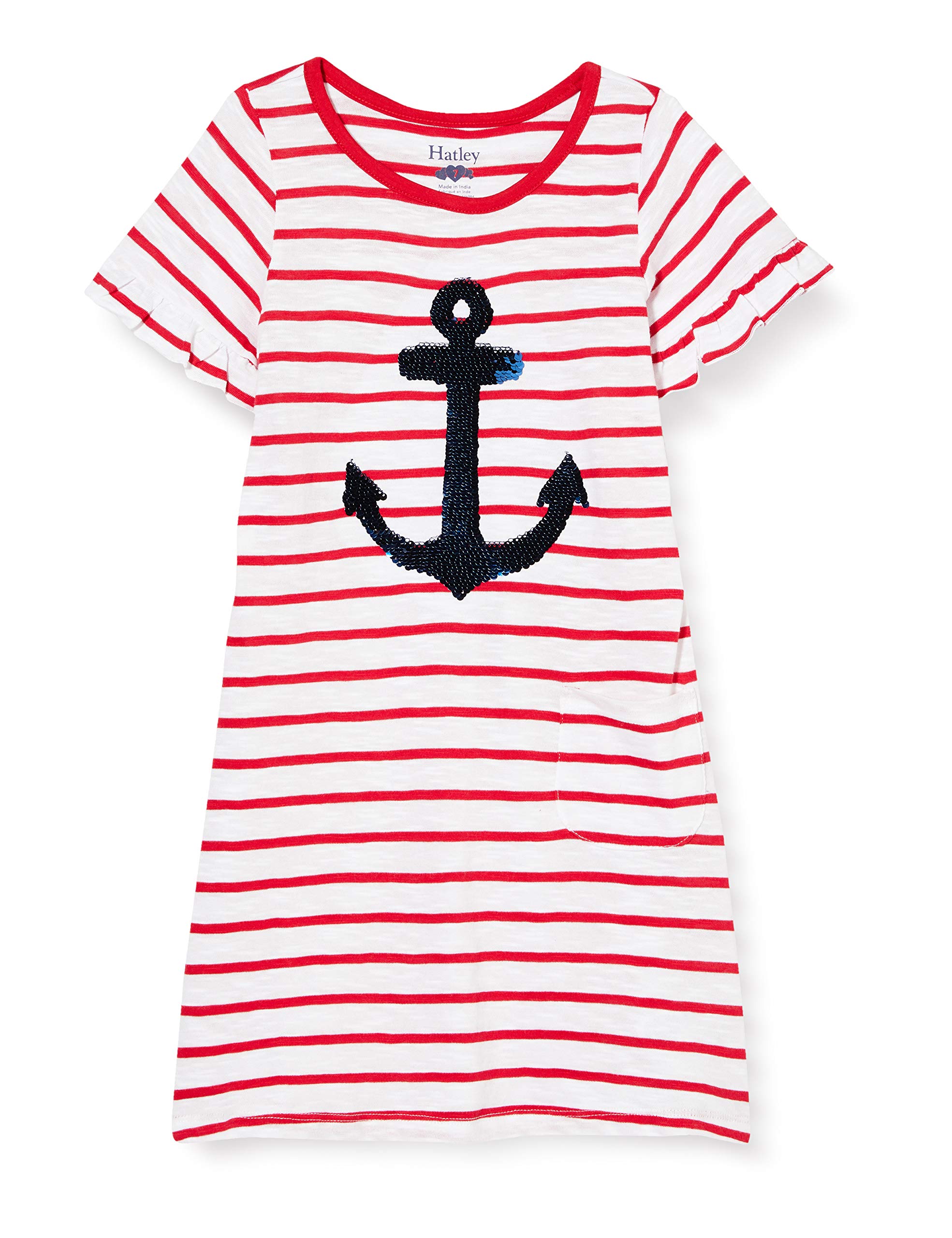 Hatley Girls' Short Sleeve Tee Shirt Dress - Cute Casual Cotton Summer Dress for Toddler & Kids | Perfect for Playdates, Beach Outings & Everyday Wear