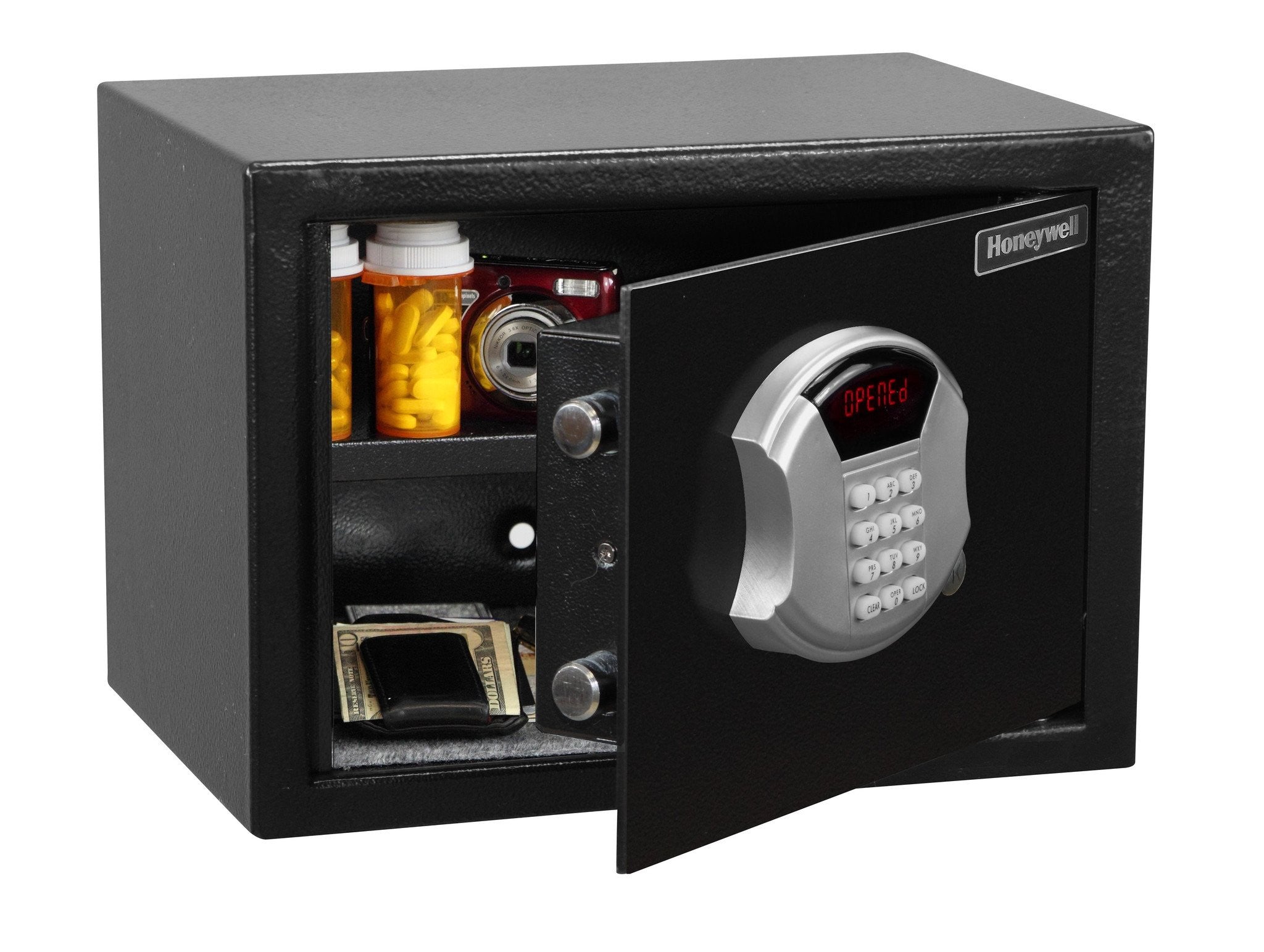 Honeywell 5113 Steel Security Safe Box - Fireproof & Waterproof Home/Office Safe for Documents, Cash & Valuables - Perfect for Home, Business & Gun Storage Protection