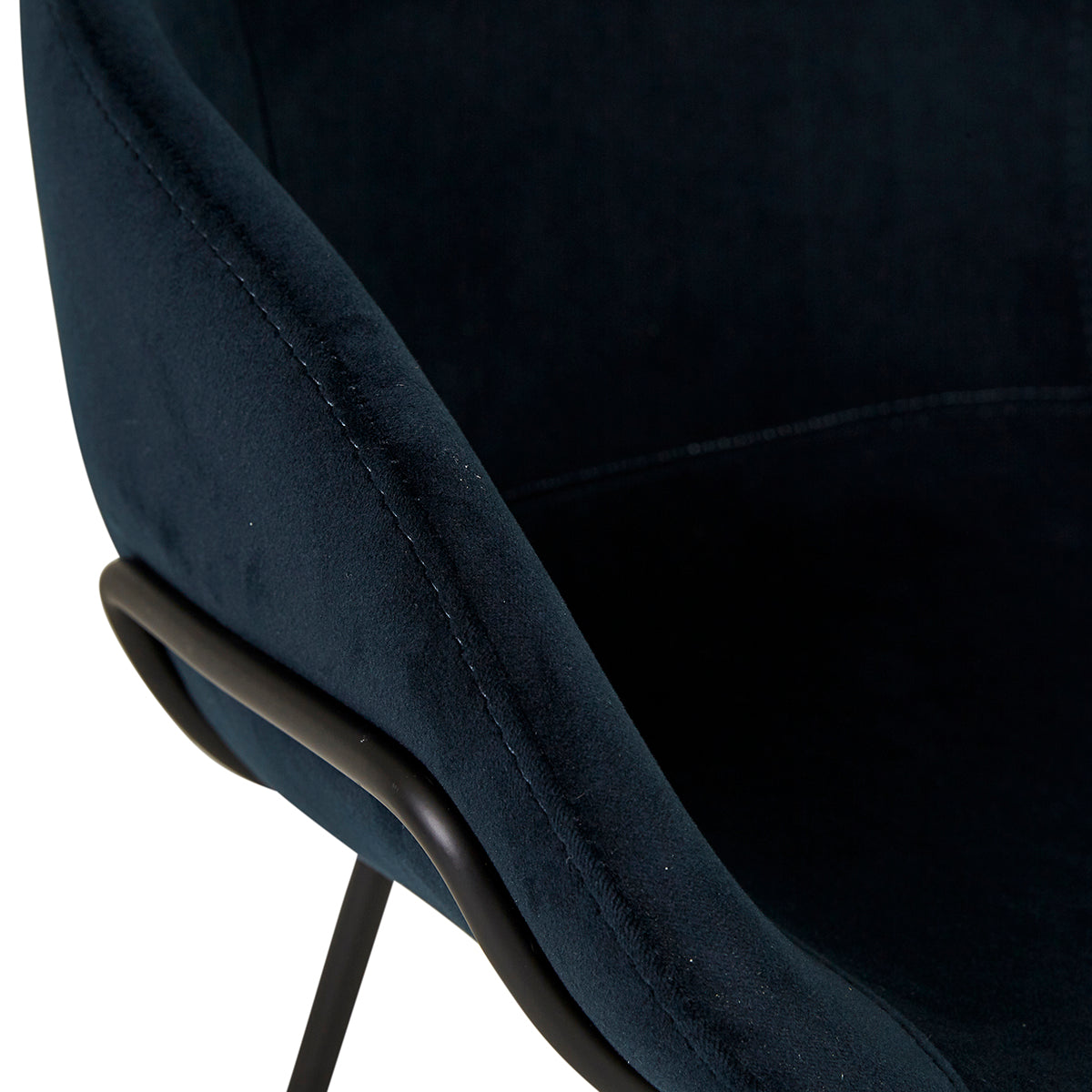 Duke Fabric Bar Stool (65cm/25.6in) - Modern Kitchen & Home Bar Counter Height Stool with Padded Seat - Perfect for Dining, Kitchen Island & Breakfast Nook