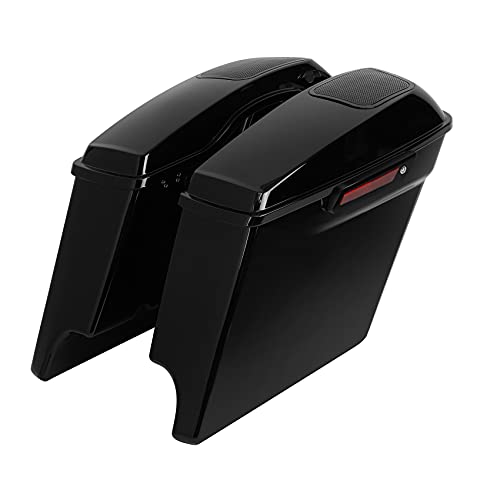 Saddlebags (Black Latches) w/ Speaker Lids